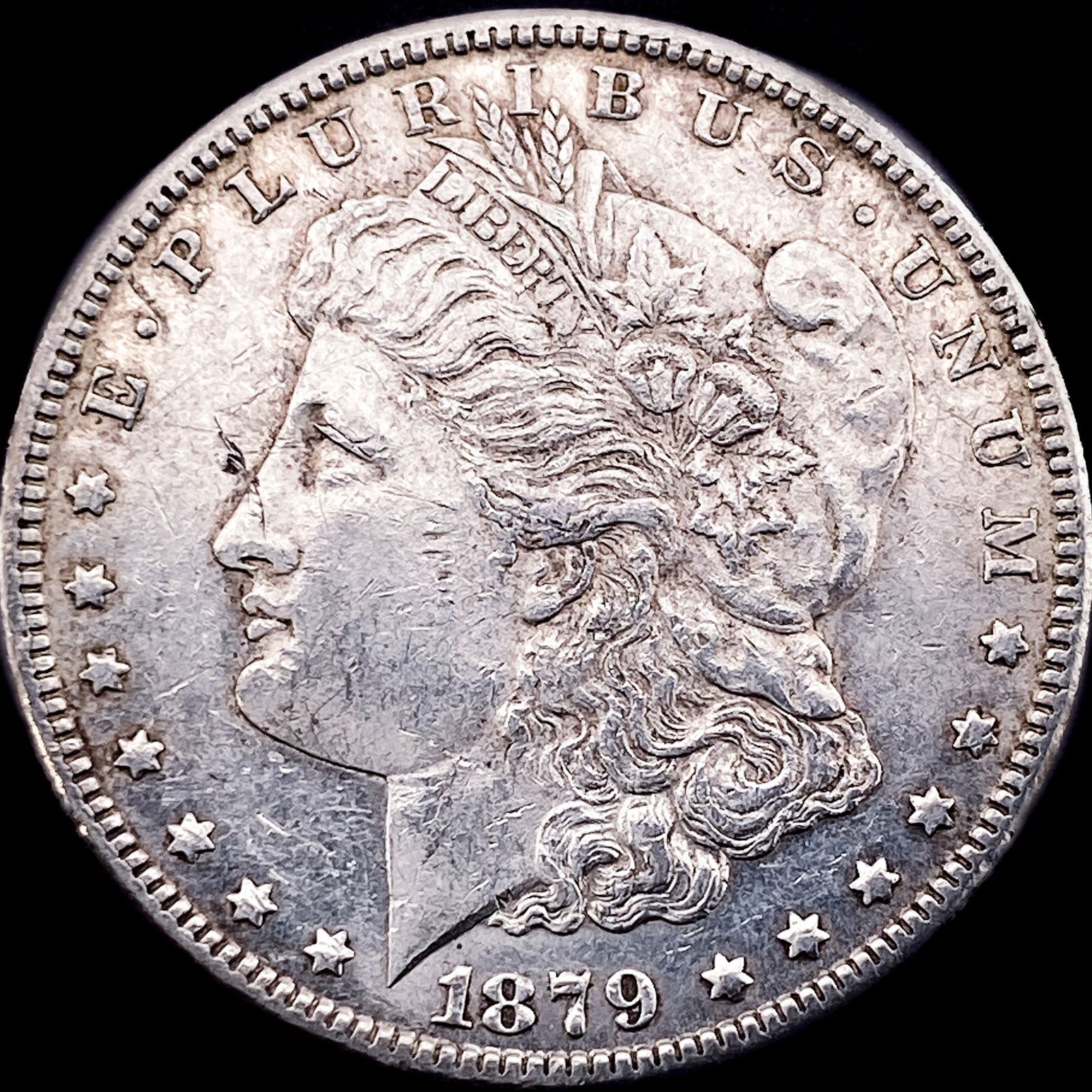 1879-S Rev 78 Silver Morgan Dollar CLOSELY UNCIRCULATED (1 of 2)