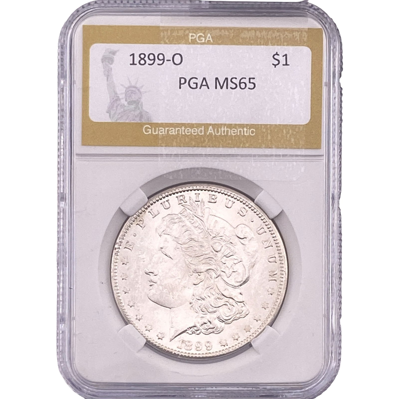 1899-O Morgan Silver Dollar PGA MS65 (1 of 2)