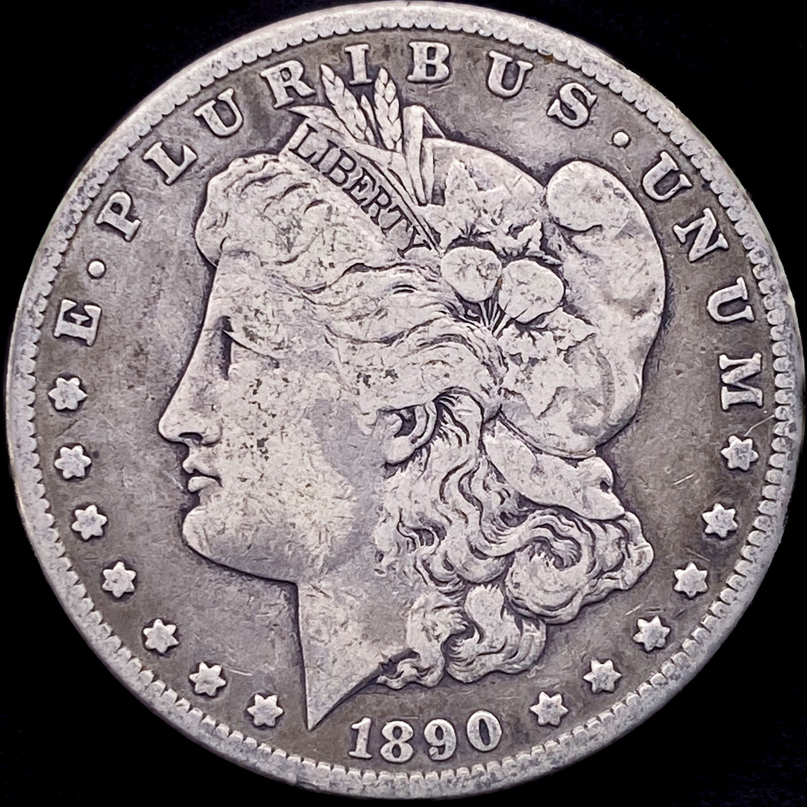 1890-CC Silver Morgan Dollar LIGHTLY CIRCULATED (1 of 2)