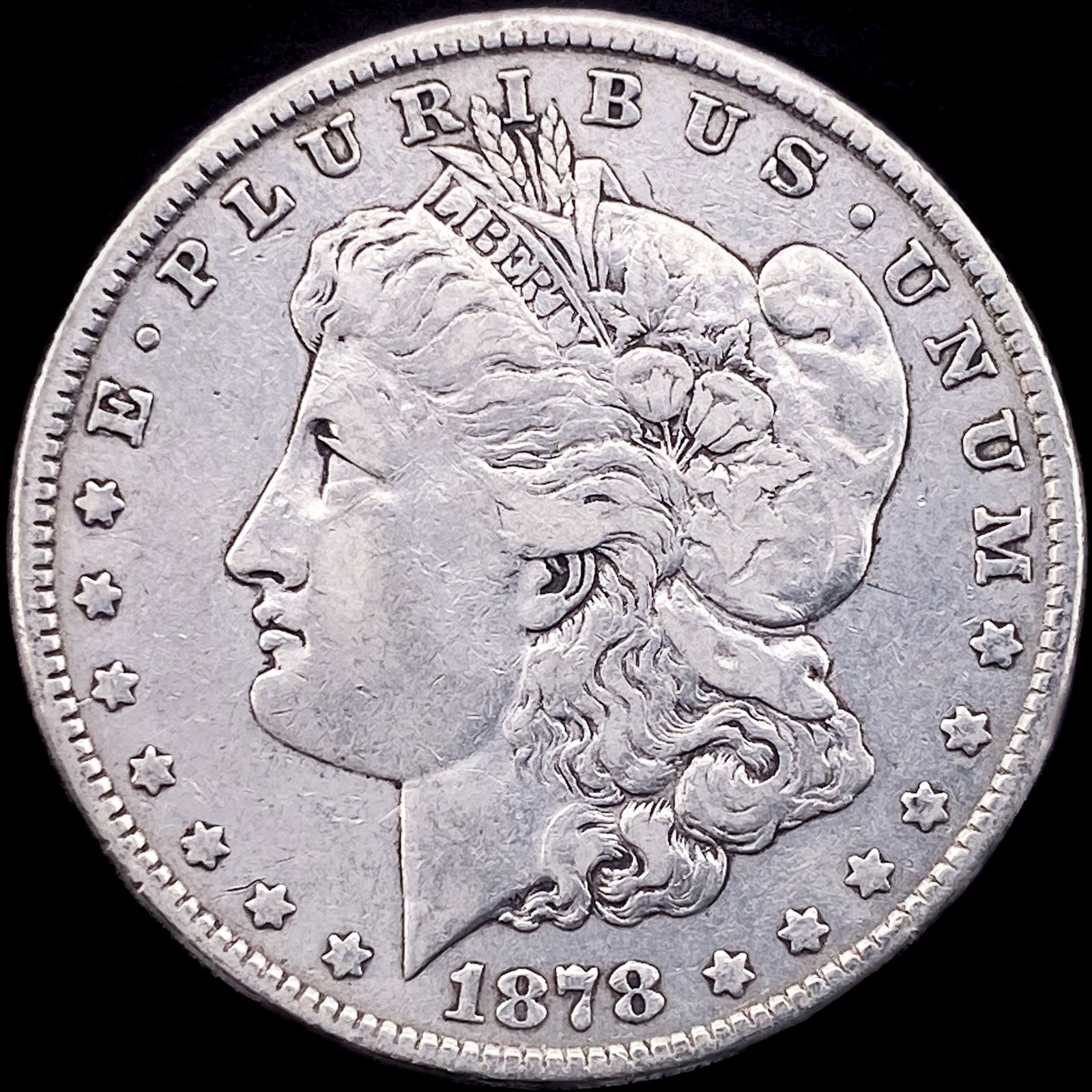 1878 8TF Silver Morgan Dollar NEARLY UNCIRCULATED (1 of 2)