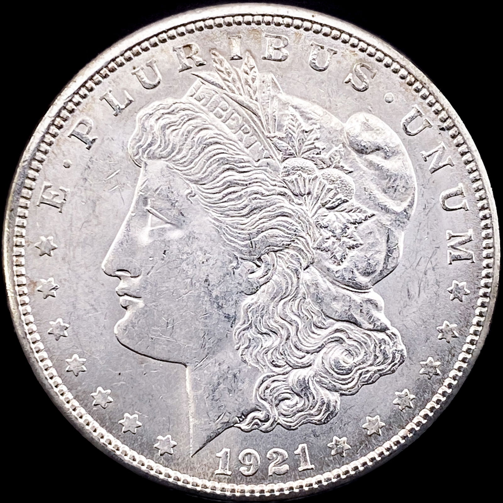 1921-S Silver Morgan Dollar CHOICE BU (1 of 2)