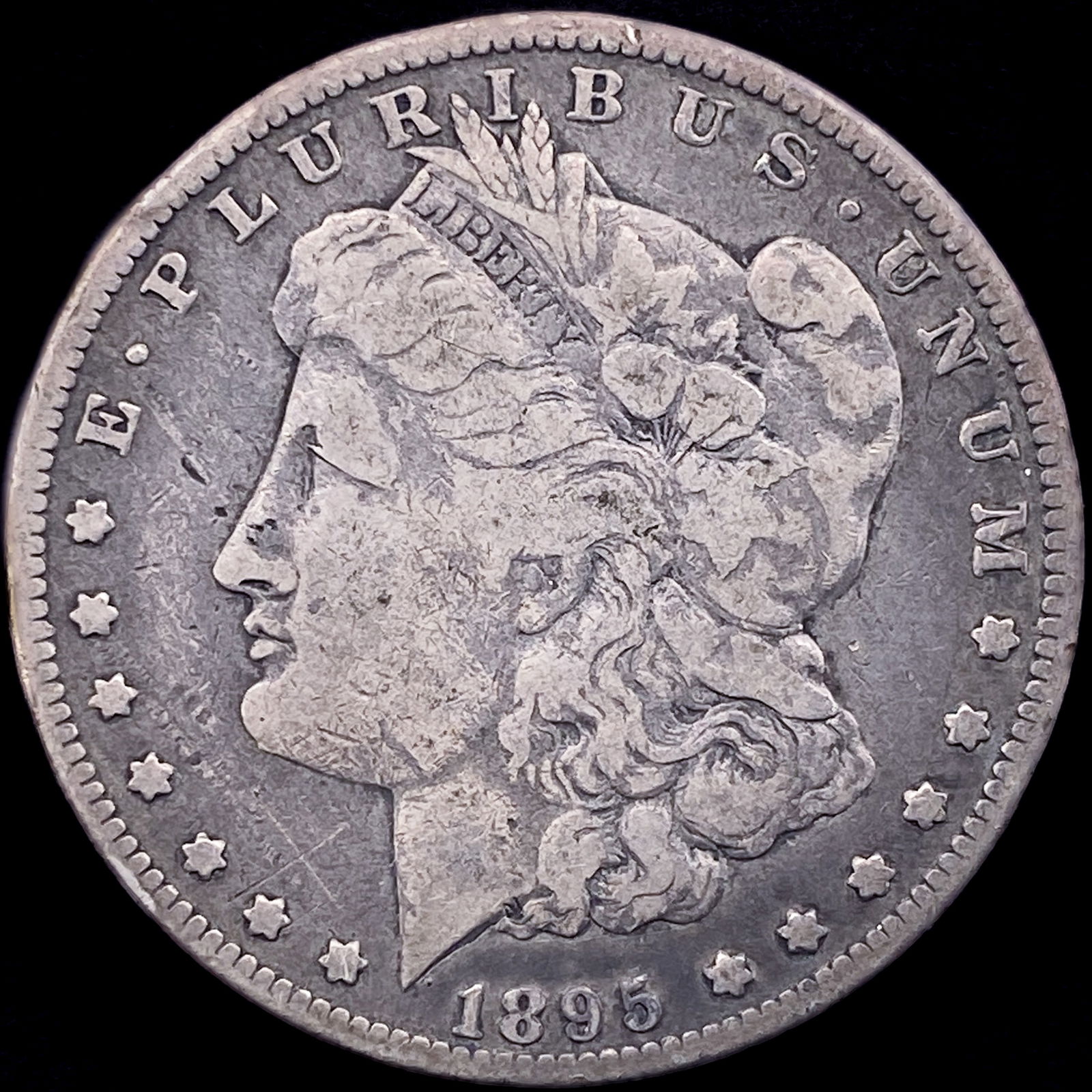 1895-O Silver Morgan Dollar LIGHTLY CIRCULATED (1 of 2)