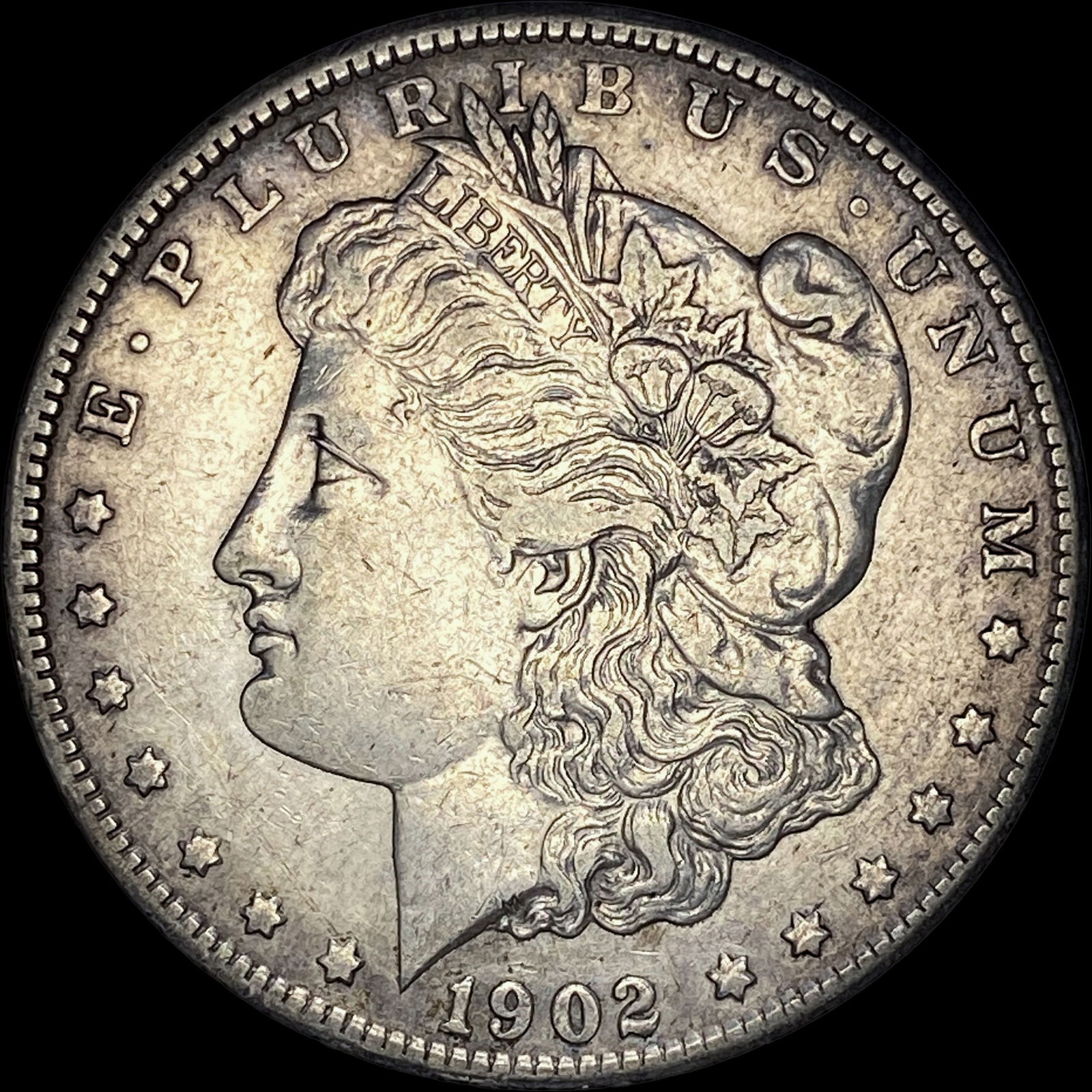 1902-S Silver Morgan Dollar NEARLY UNCIRCULATED (1 of 2)