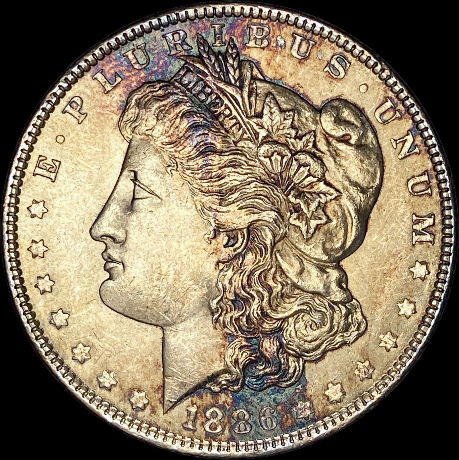 1886 Silver Morgan Dollar SUPERB GEM BU (1 of 2)