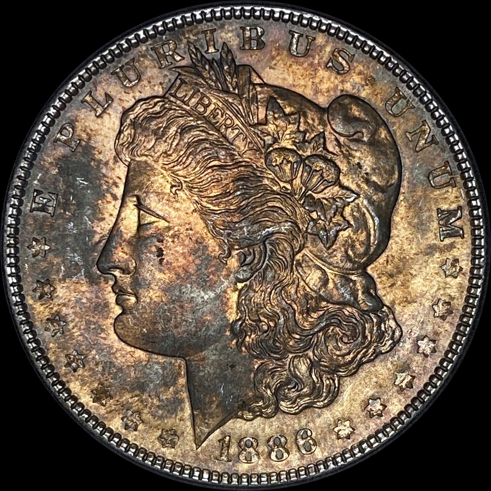 1886 Silver Morgan Dollar SUPERB GEM BU (1 of 2)