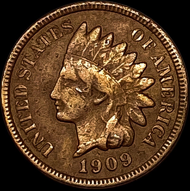 1909-S Indian Head Cent NICELY CIRCULATED (1 of 2)