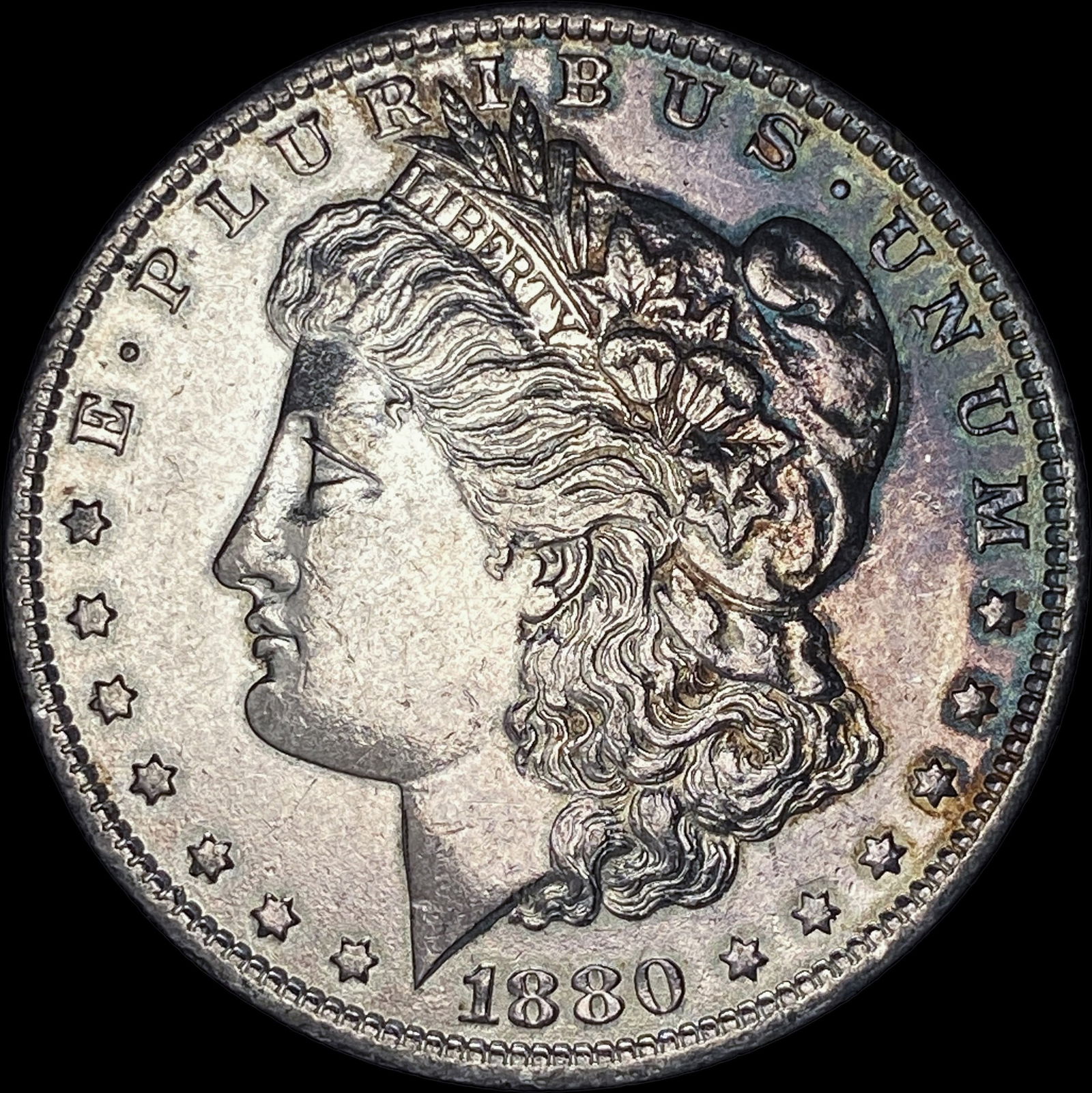 1880-O Micro O Morgan Silver Dollar UNCIRCULATED (1 of 2)