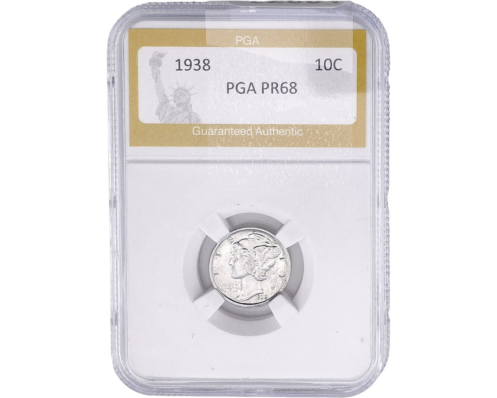 1938 Mercury Silver Dime PGA PR68 (1 of 2)
