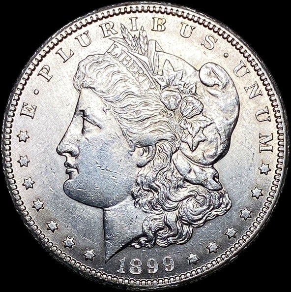 1899-O Silver Morgan Dollar CLOSELY  UNCIRCULATED (1 of 2)