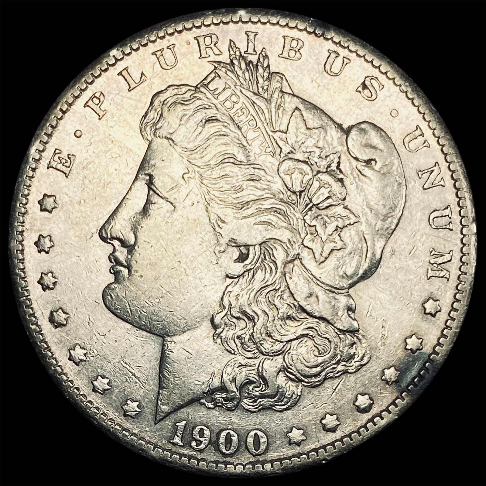 1900-S Morgan Silver Dollar CLOSELY UNCIRCULATED: 1900-S Morgan Silver Dollar CLOSELY UNCIRCULATED