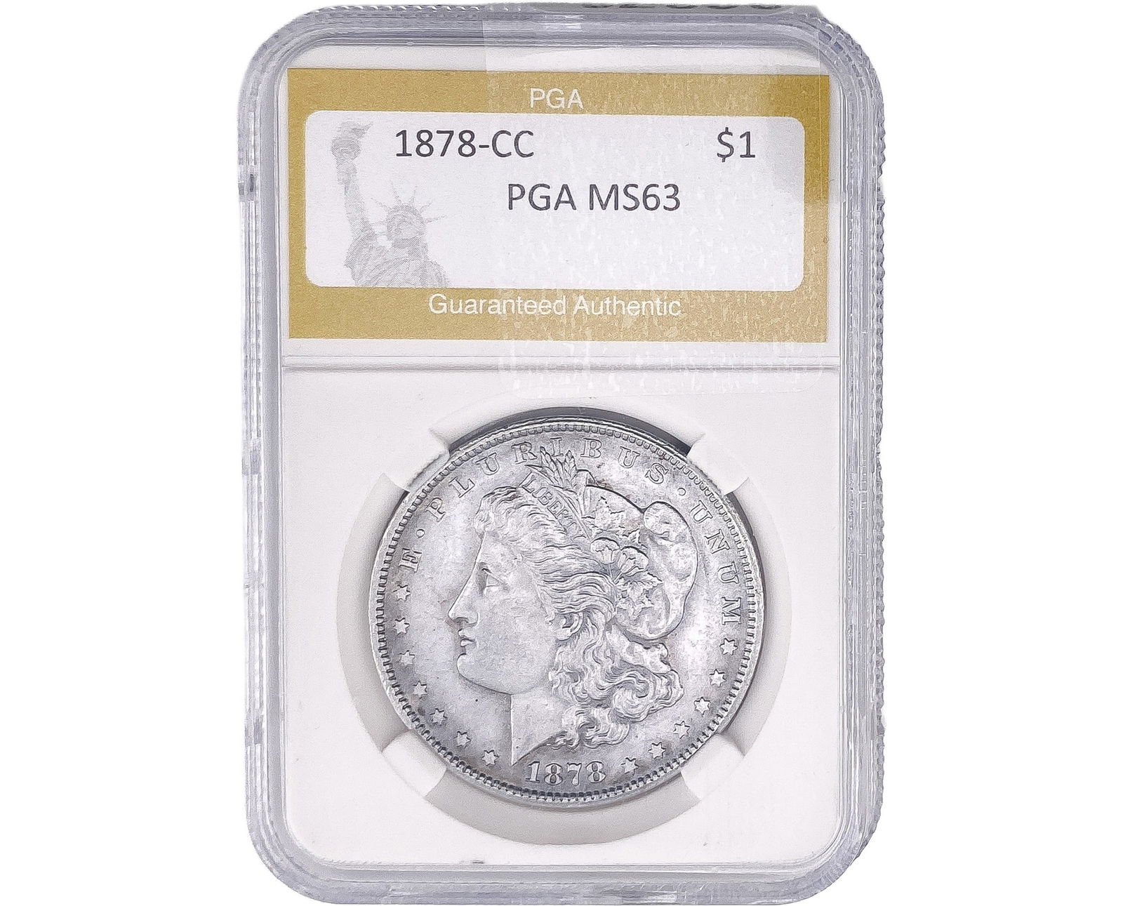 1878-CC Morgan Silver Dollar PGA MS63 (1 of 2)