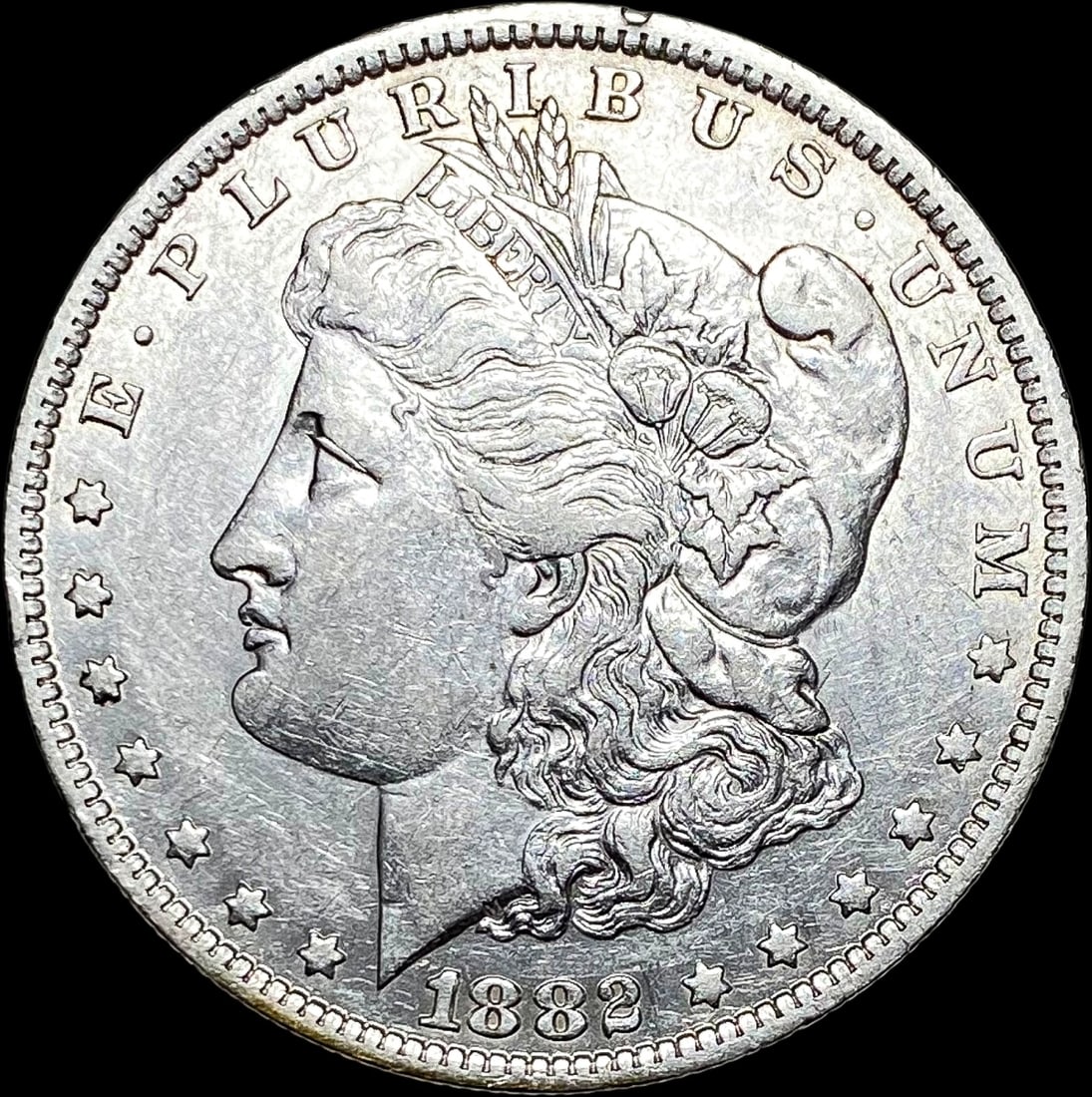 1882-O Morgan Silver Dollar CLOSELY  UNCIRCULATED (1 of 2)