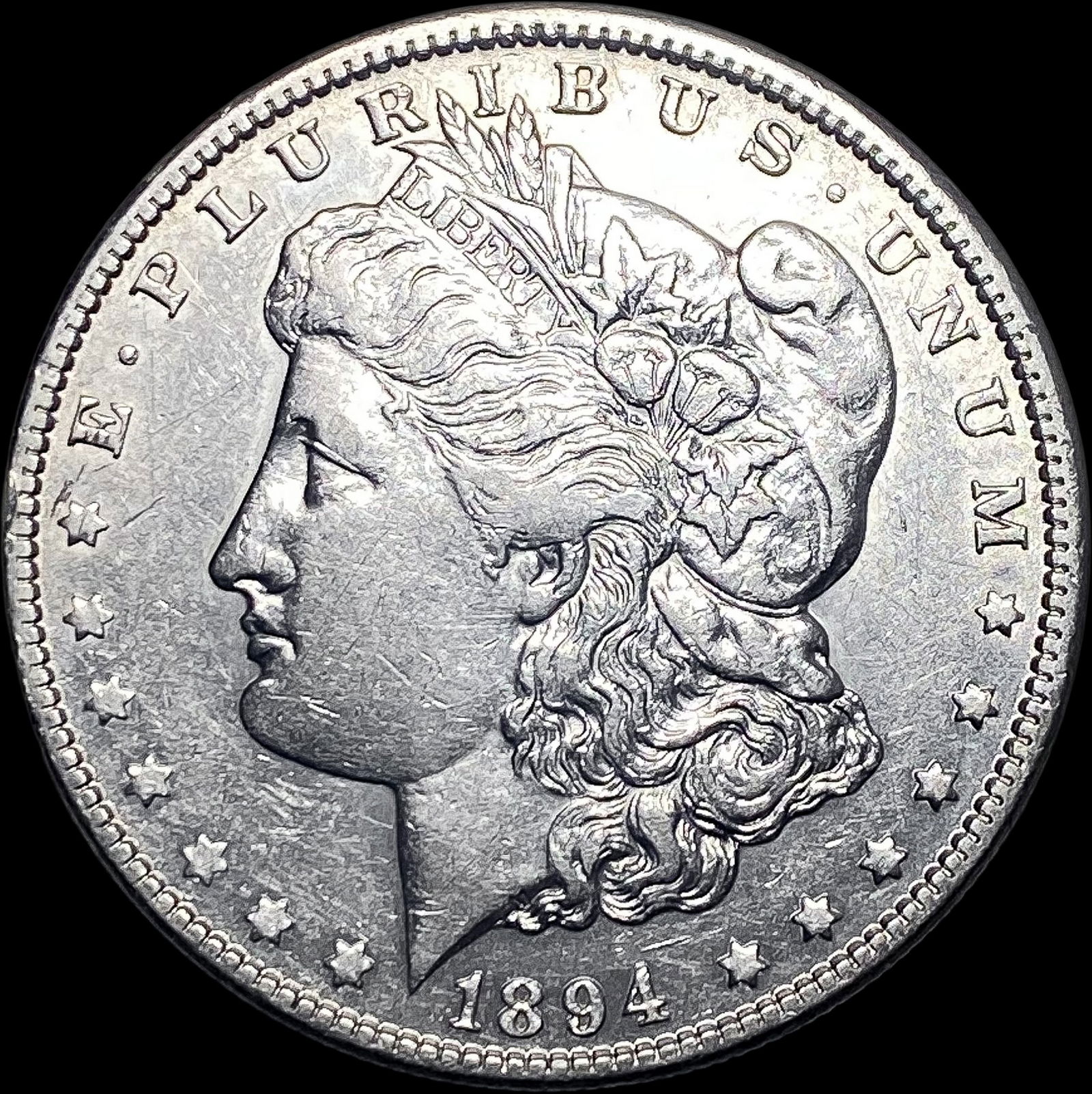 1894-O Silver Morgan Dollar CLOSELY  UNCIRCULATED (1 of 2)
