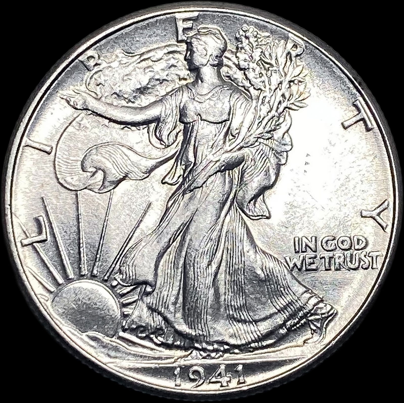 1941 Walking Liberty Half Dollar CHOICE BU (1 of 2)