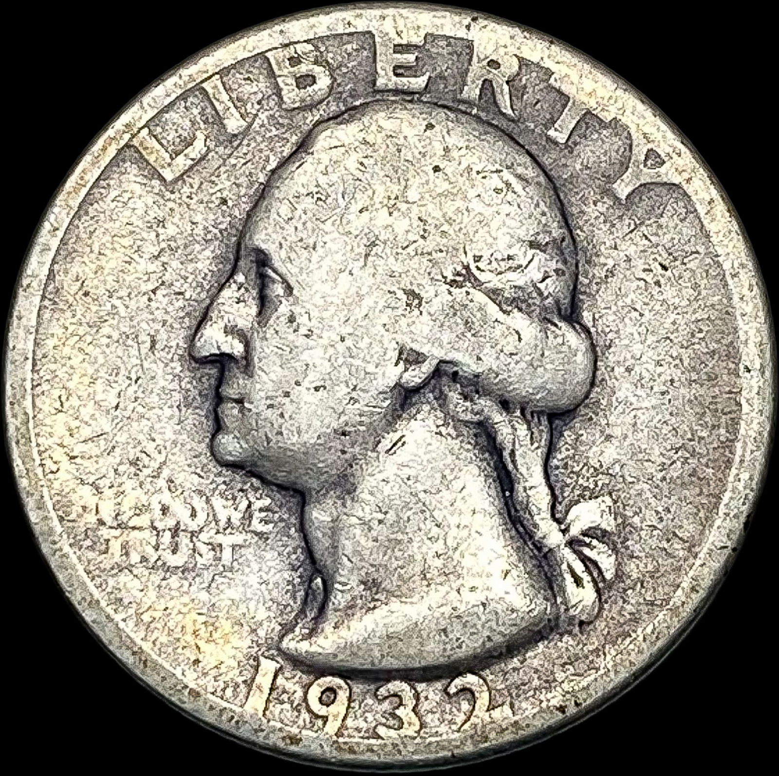 1932-D Silver Washington Quarter NICELY  CIRCULATED (1 of 2)