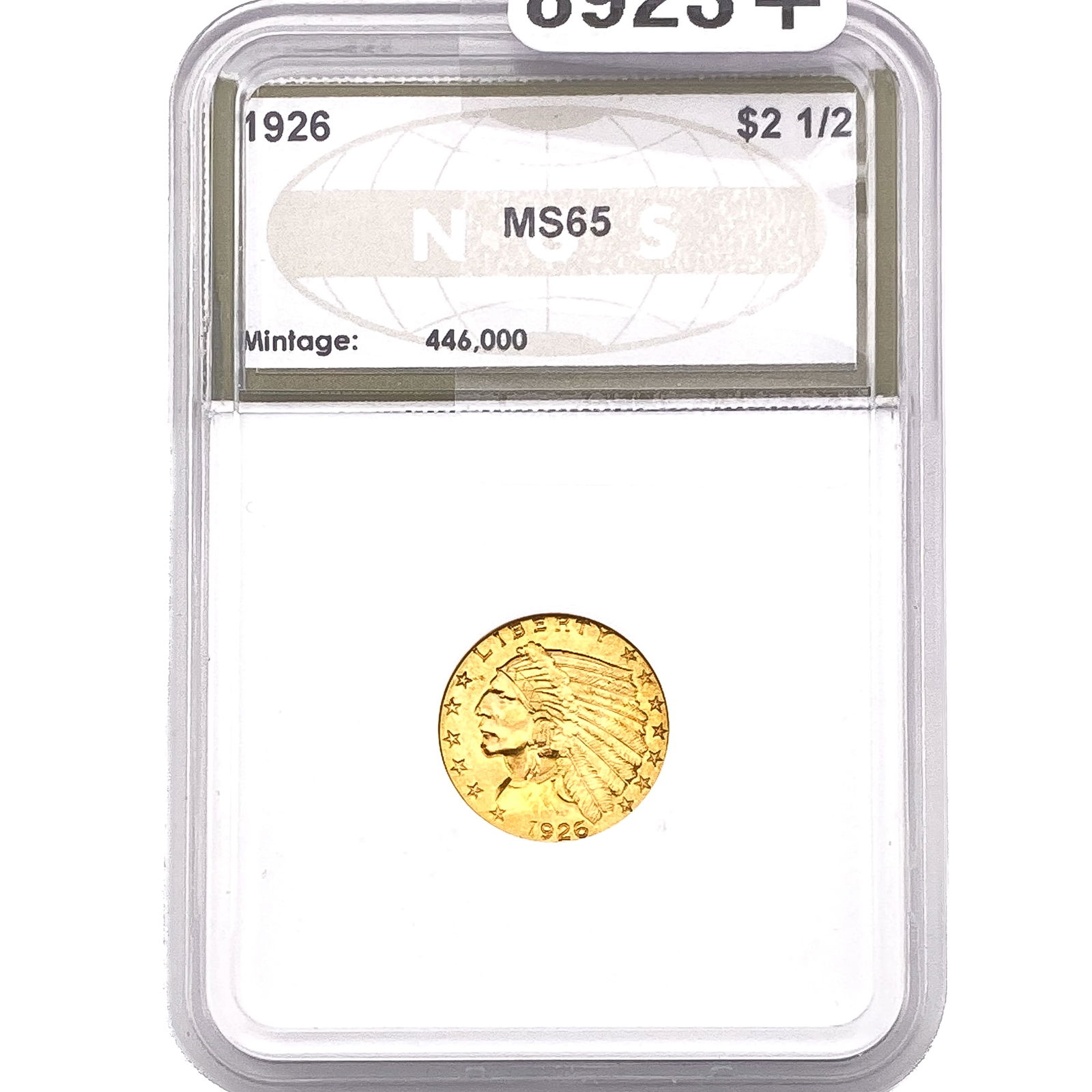 1926 $2.50 Gold Quarter Eagle NGS MS65 (1 of 2)