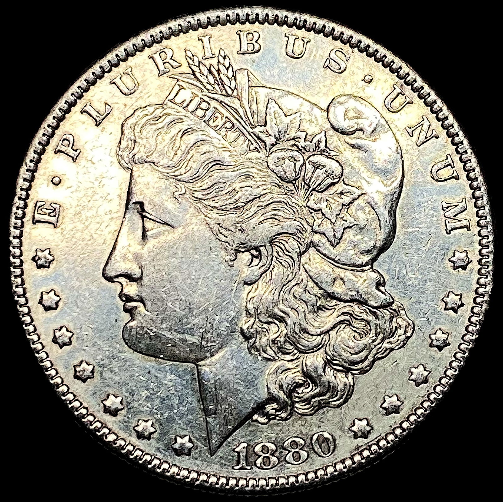 1880-O Micro O Morgan Silver Dollar UNCIRCULATED (1 of 2)