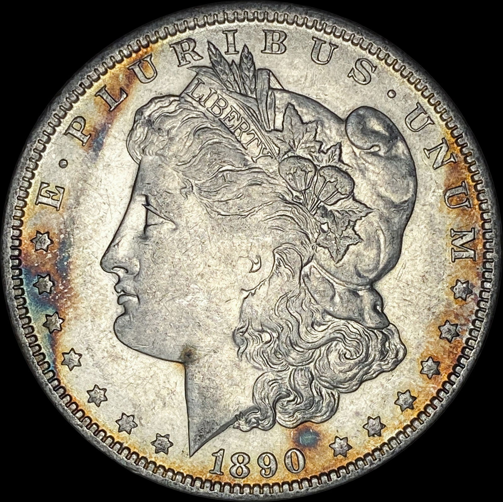 1890-O Morgan Silver Dollar CLOSELY UNCIRCULATED (1 of 2)