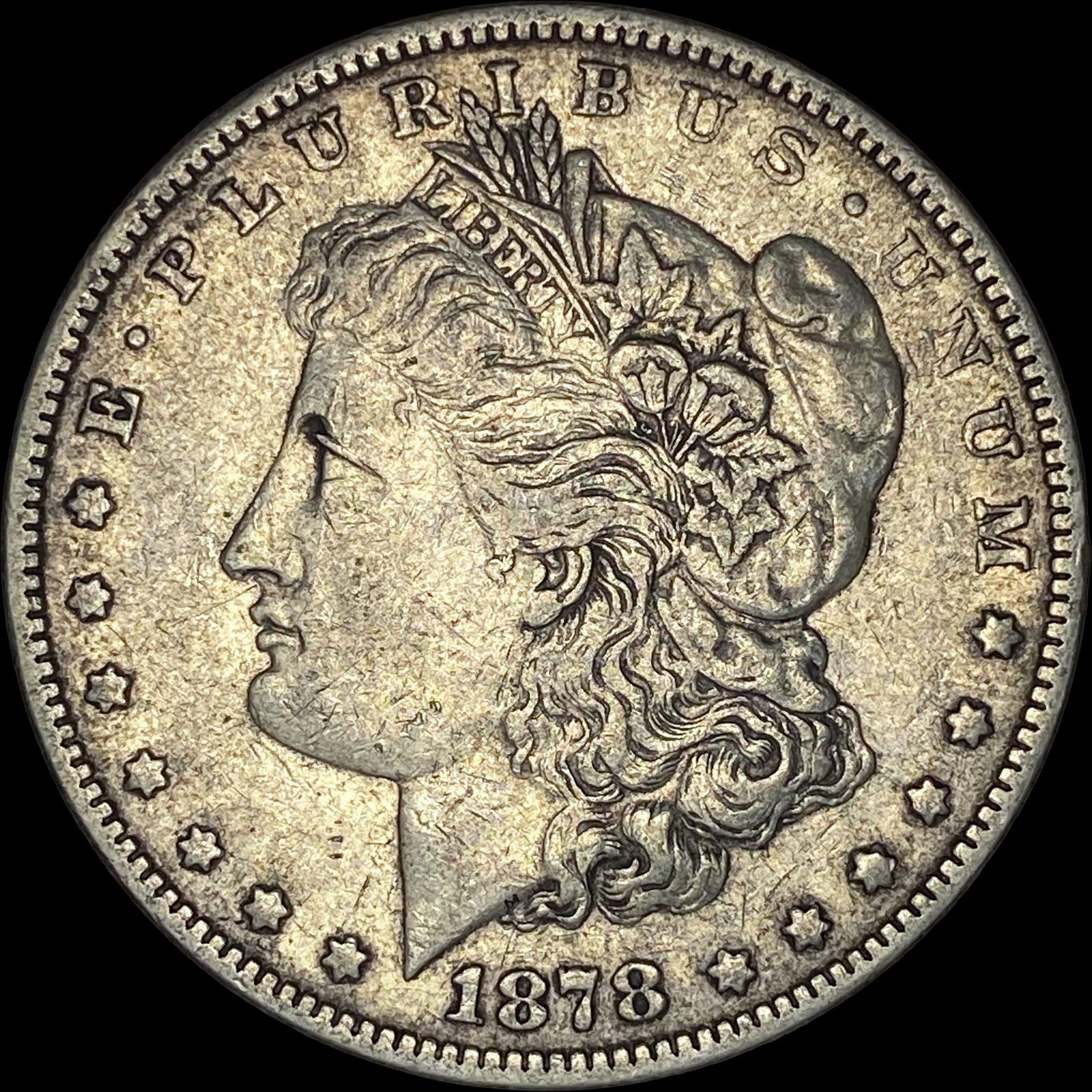 1878 Silver Morgan Dollar NEARLY UNCIRCULATED (1 of 2)