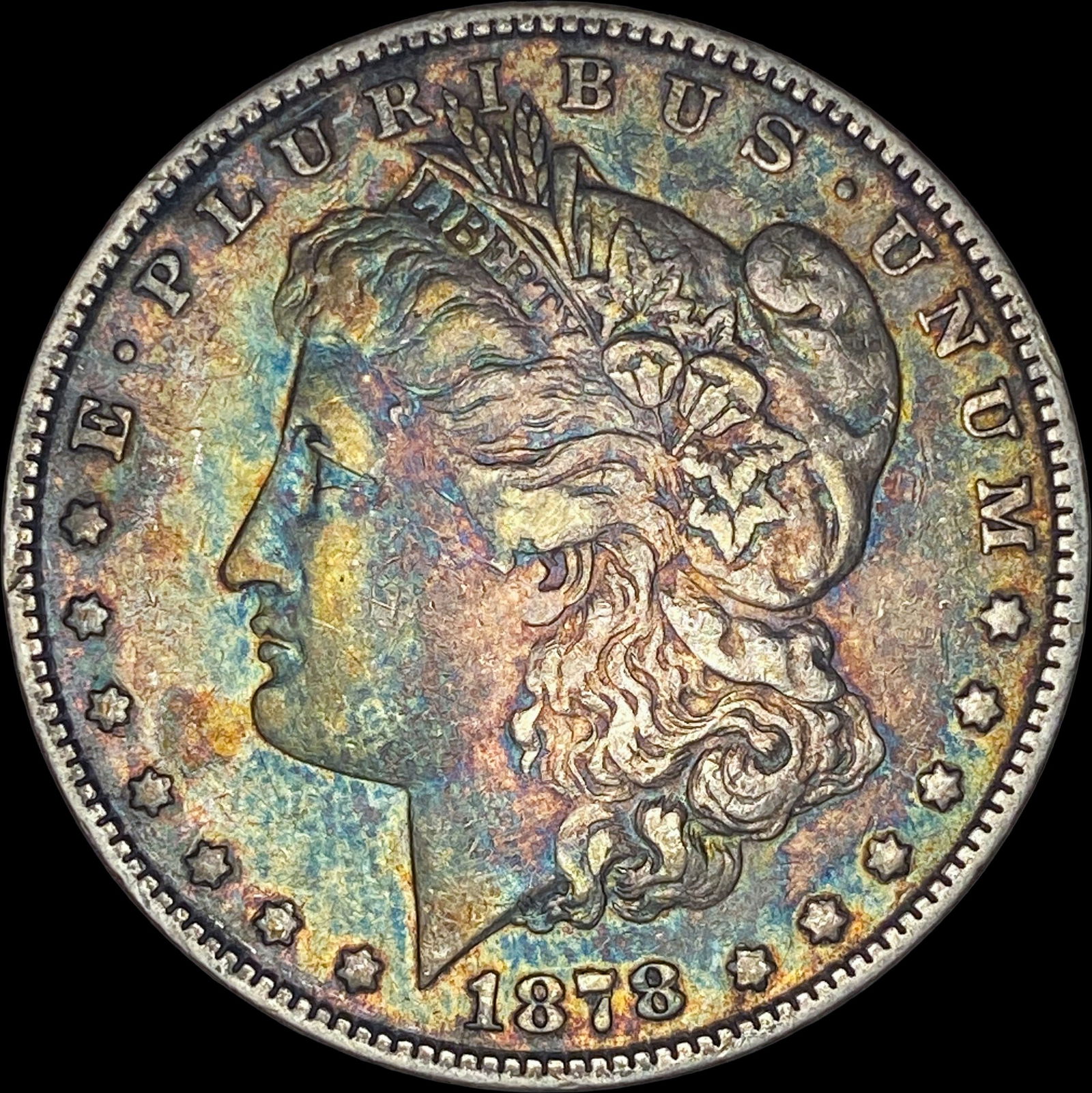 1878 Silver Morgan Dollar NEARLY UNCIRCULATED (1 of 2)