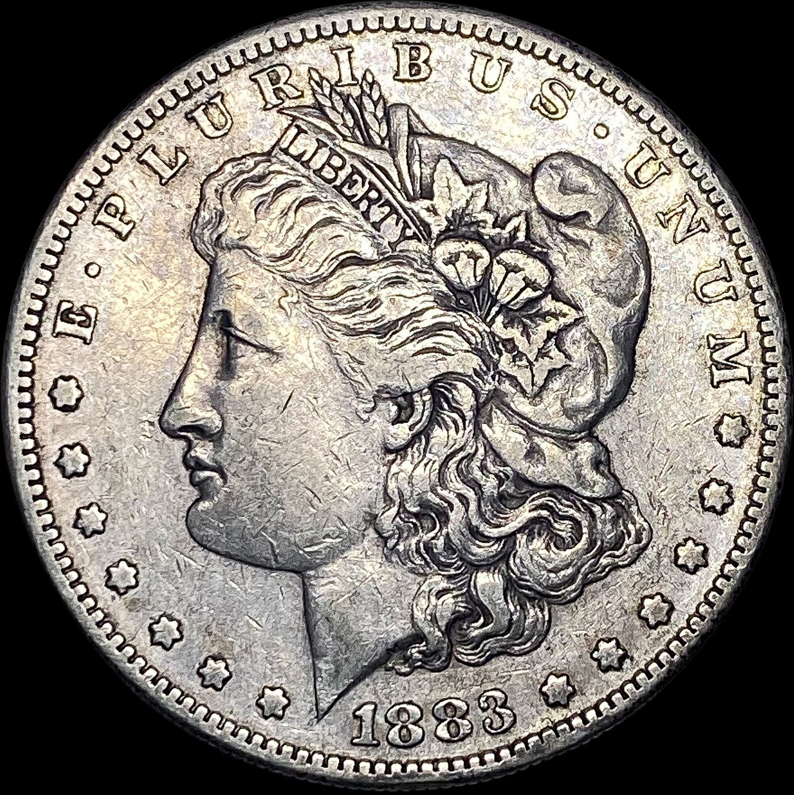1883-S Silver Morgan Dollar NEARLY  UNCIRCULATED (1 of 2)