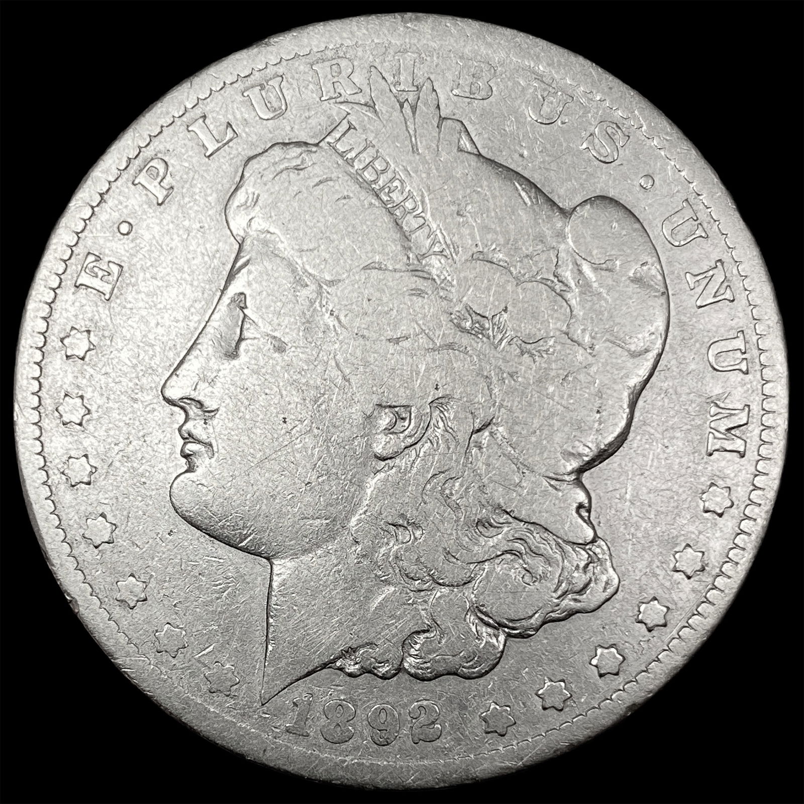 1892-CC Silver Morgan Dollar NICELY  CIRCULATED (1 of 2)