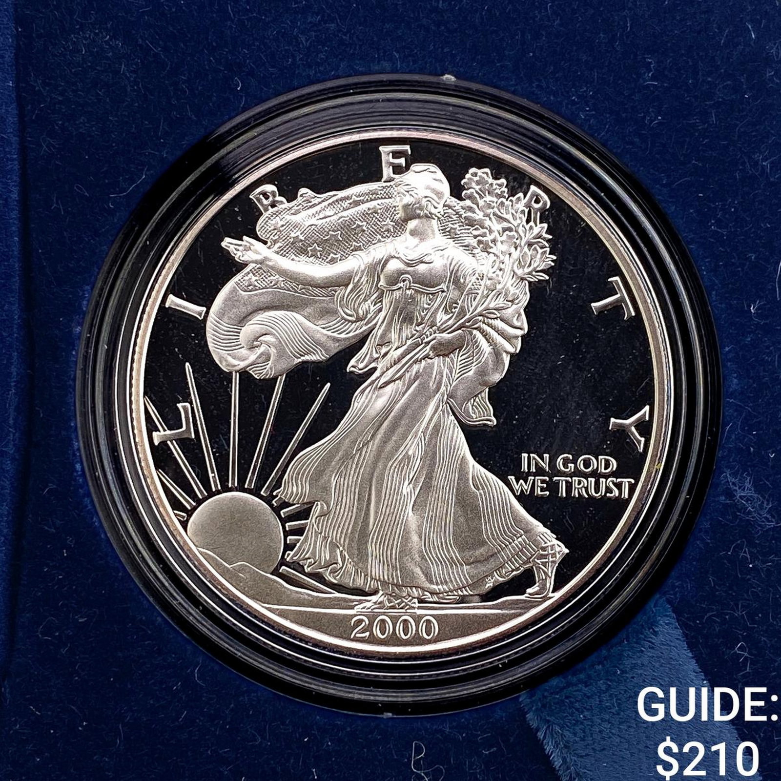 2000-S Silver Eagle UNC Proof: 2000-S Silver Eagle UNC Proof