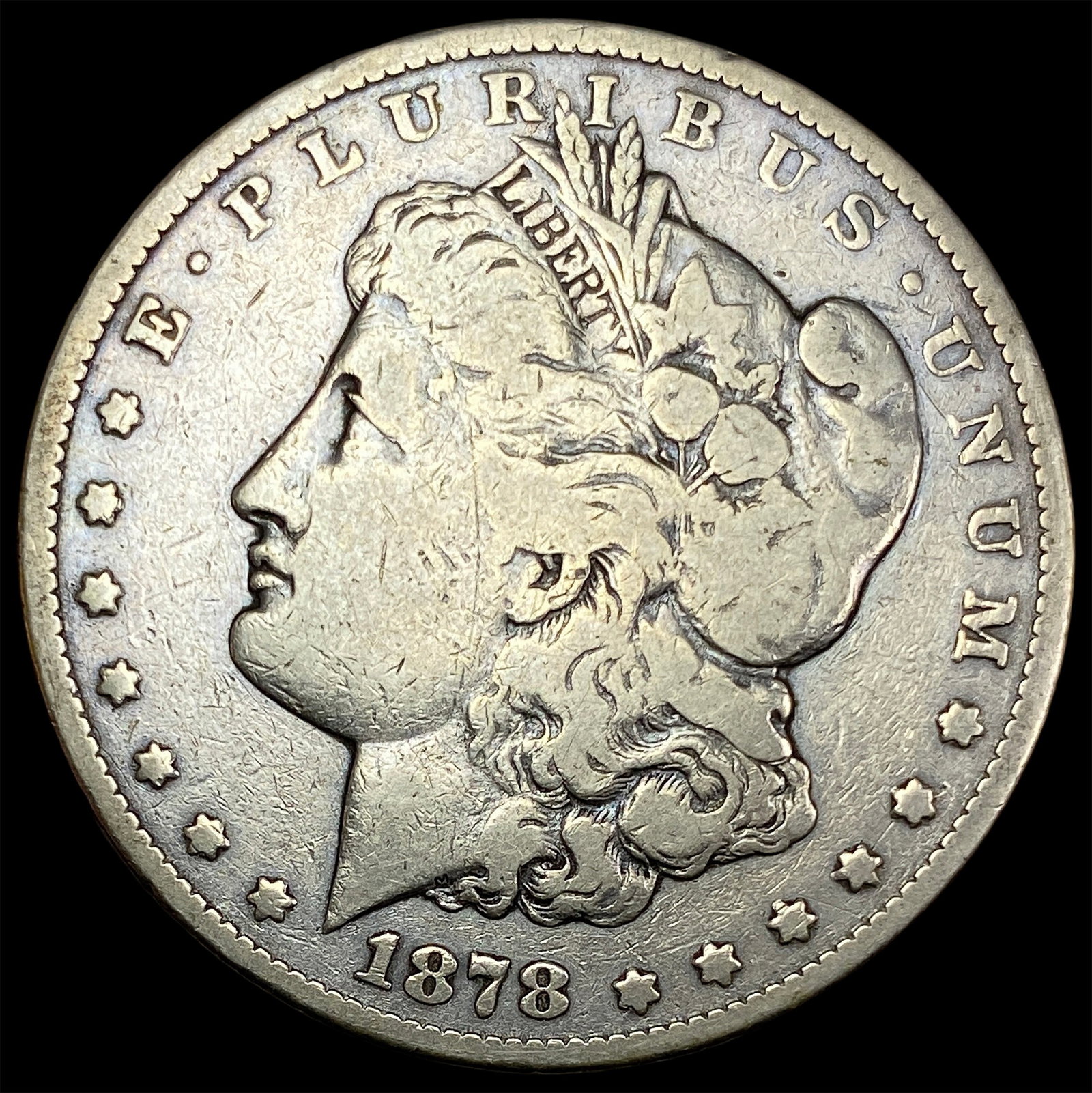 1878-CC Silver Morgan Dollar NICELY CIRCULATED: 1878-CC Silver Morgan Dollar NICELY CIRCULATED