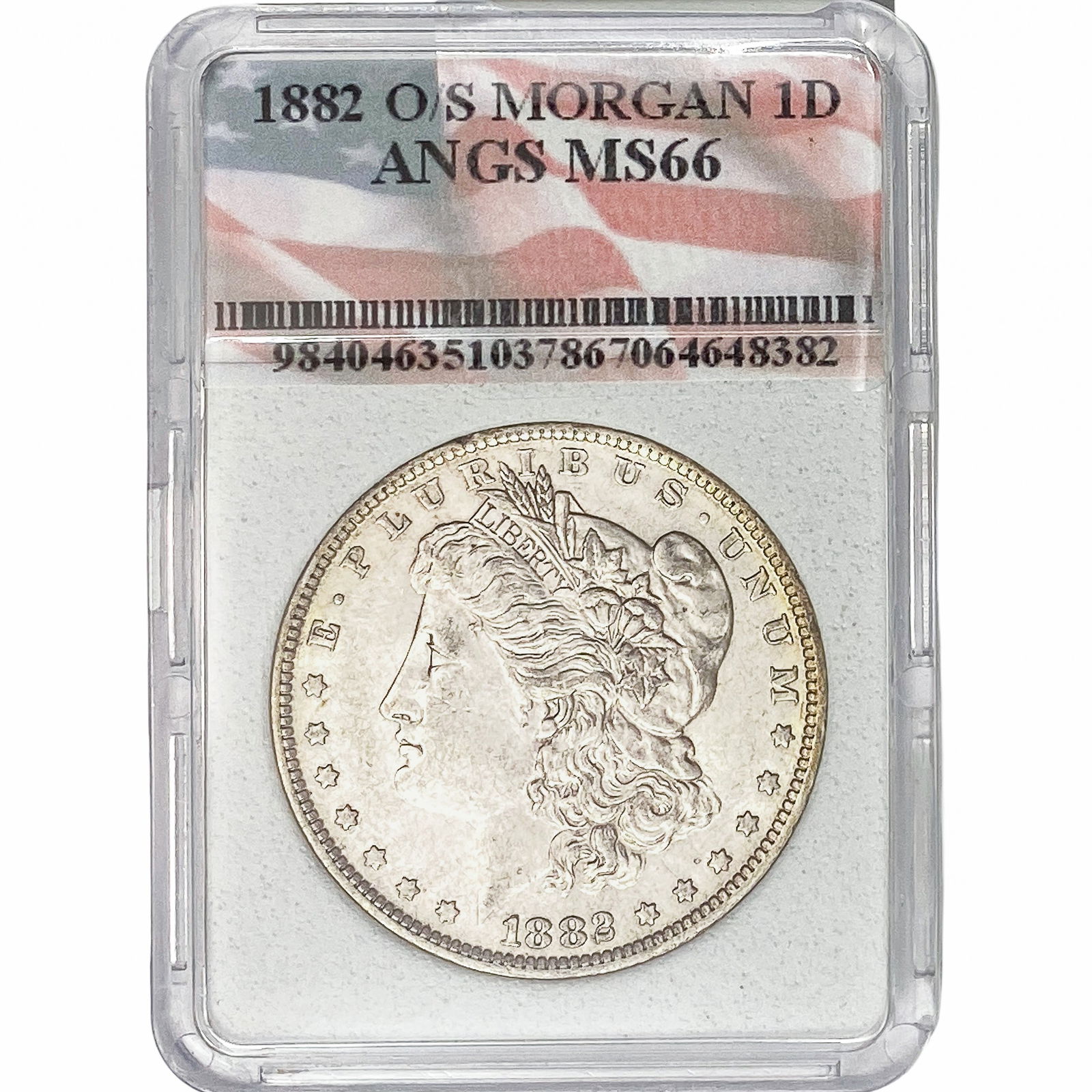 1882-O/S Morgan Silver Dollar ANGS MS66 (1 of 2)