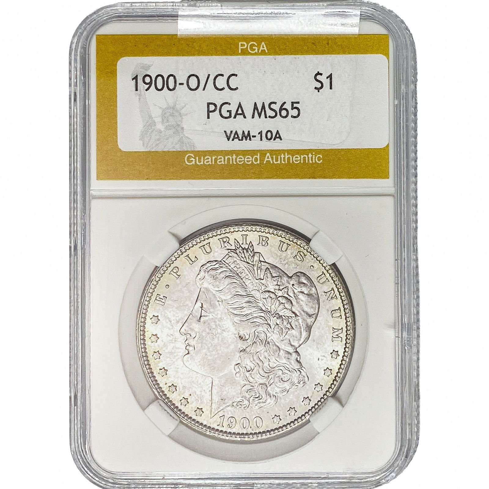1900-O/CC Morgan Silver Dollar PGA MS65 VAM-10A (1 of 2)