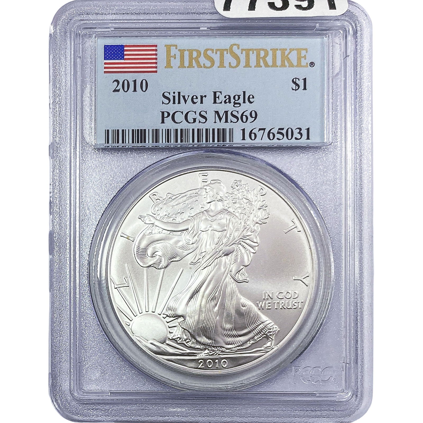 2010 Silver Eagle PCGS MS69 (1 of 2)