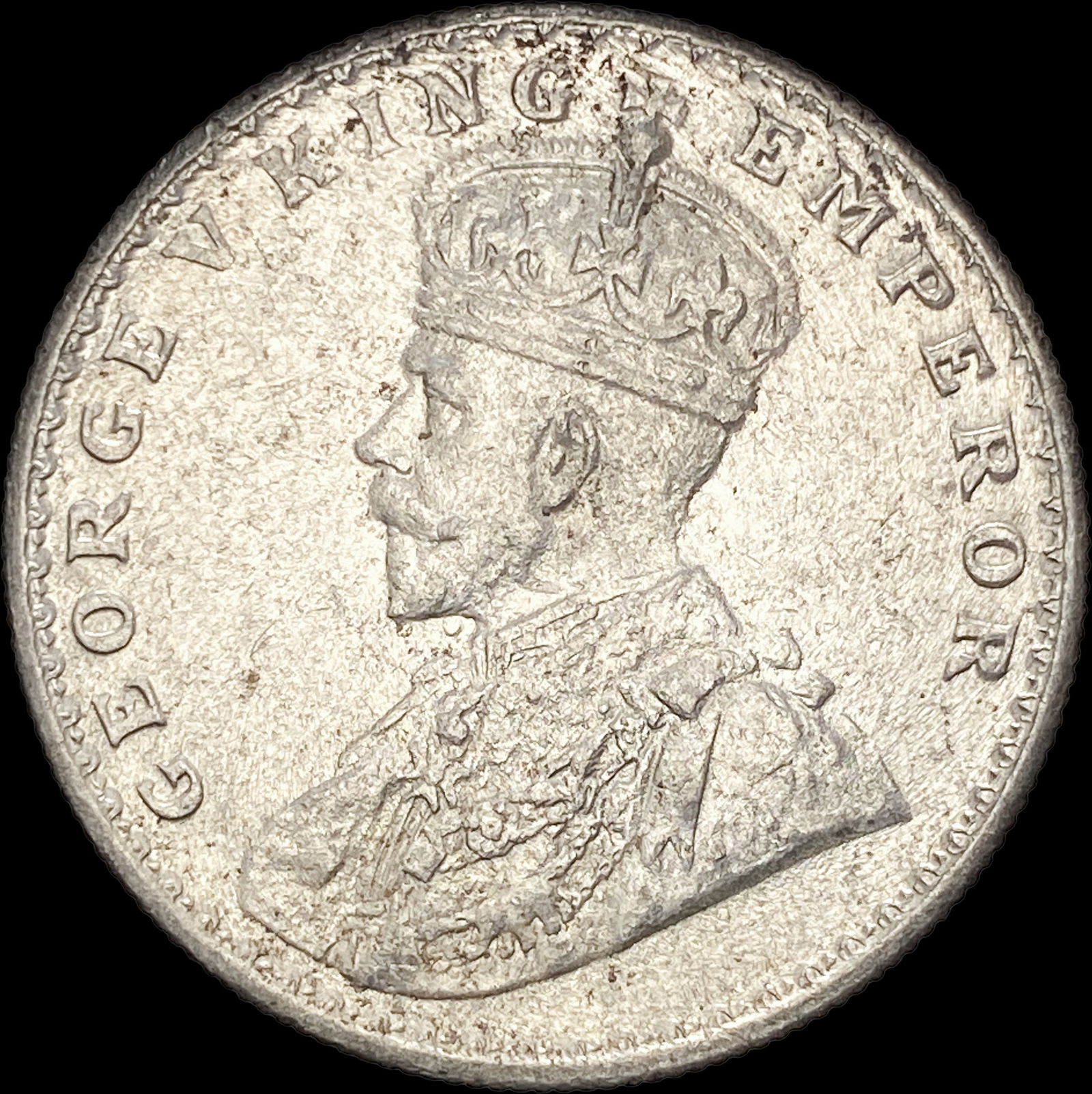 1919 British-India SIlver Rupee UNCIRCULATED (1 of 2)