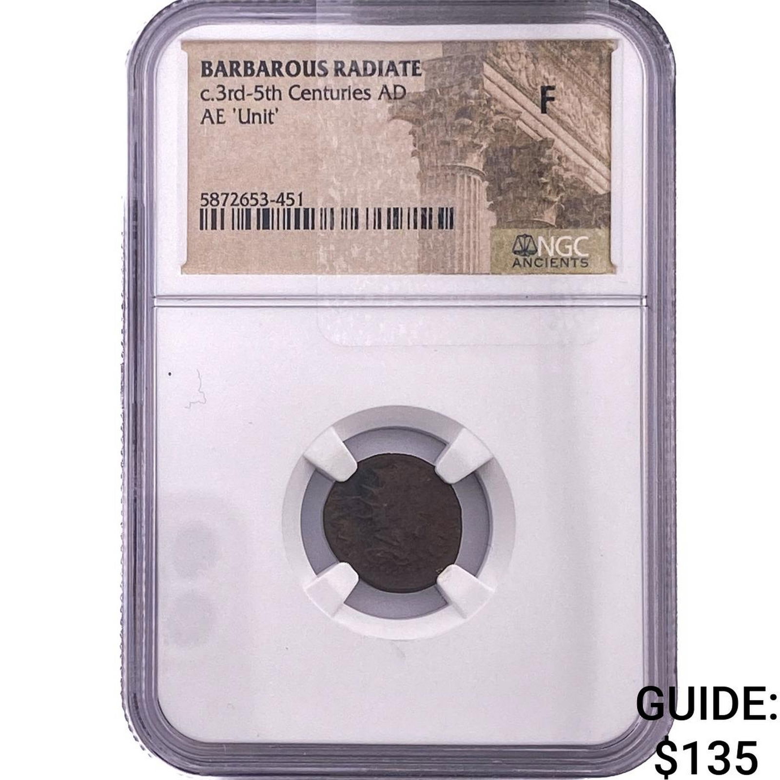 Barbarous Radiate c.3rd-5th Centuries AD AE'Unit' NGC F (1 of 2)