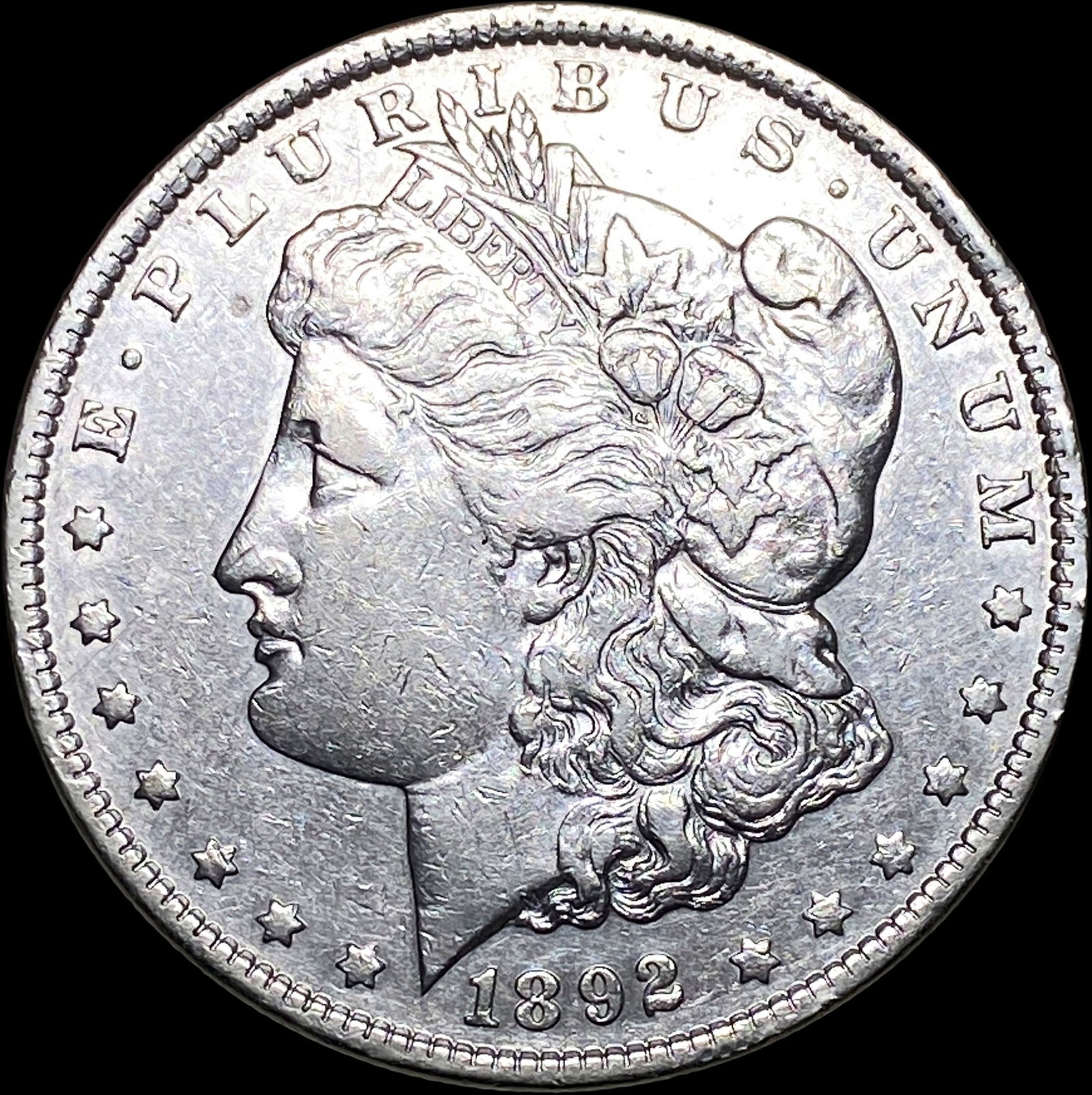 1892 Silver Morgan Dollar CLOSELY  UNCIRCULATED (1 of 2)