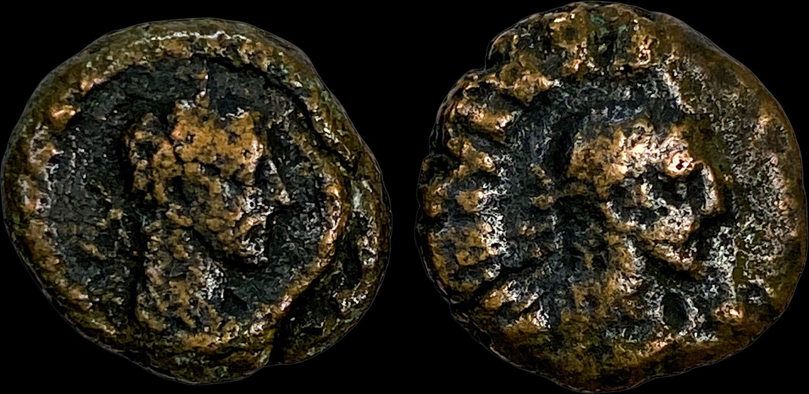 [2 Coins] 235-284 AD Roman Egypt BI Tetradrachm NEARLY UNCIRCULATED (1 of 2)