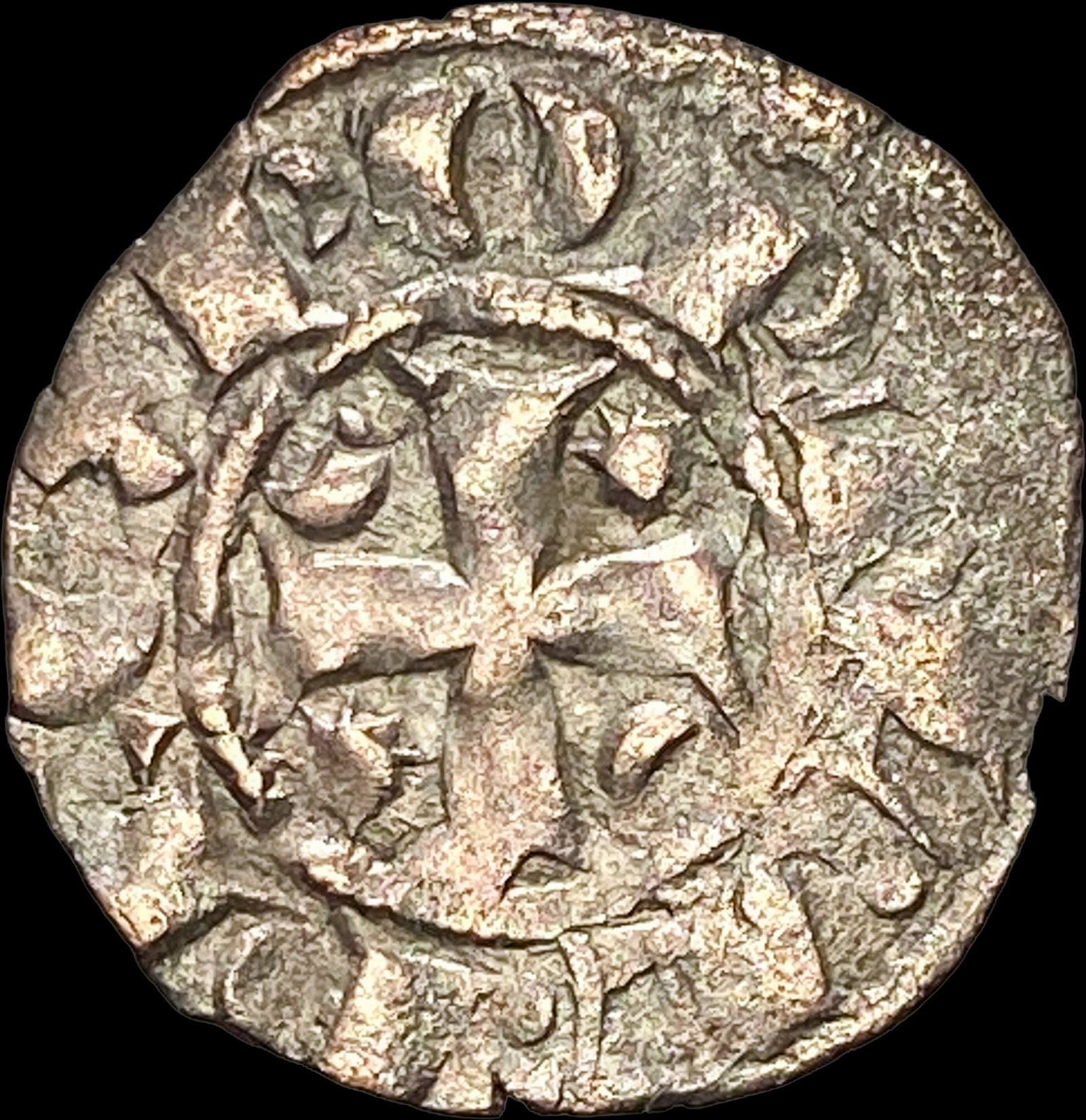 Portugal Crusades Dinis I Silver Dinero NEARLY UNCIRCULATED: Portugal Crusades Dinis I Silver Dinero NEARLY UNCIRCULATED