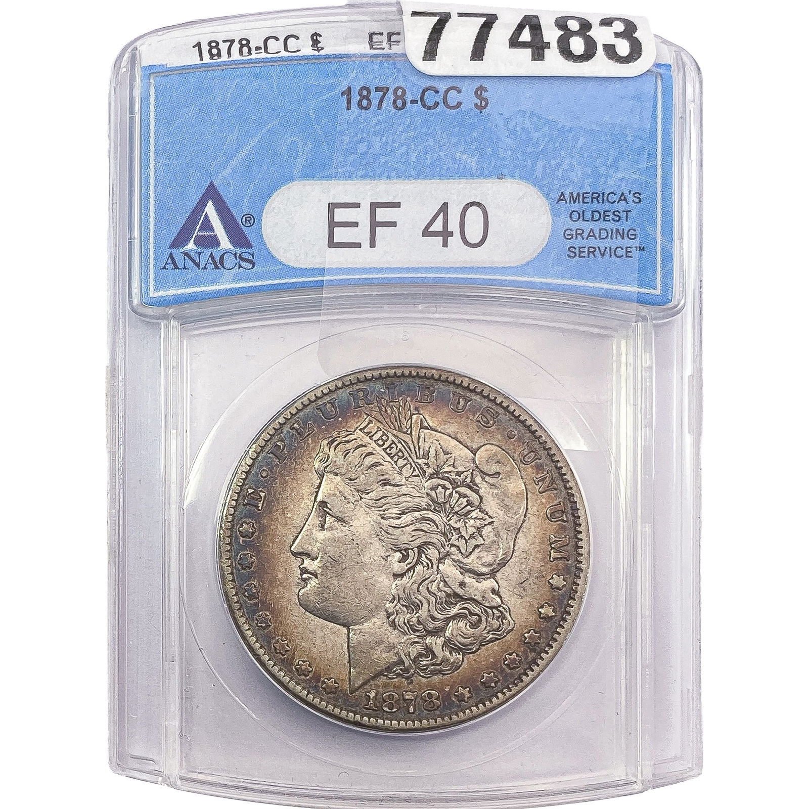 1878-CC Morgan Silver Dollar ANACS EF40 (1 of 2)
