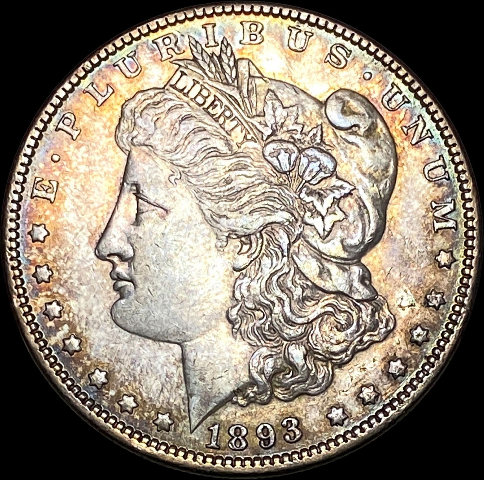 1893 Morgan Silver Dollar CLOSELY UNCIRCULATED (1 of 2)