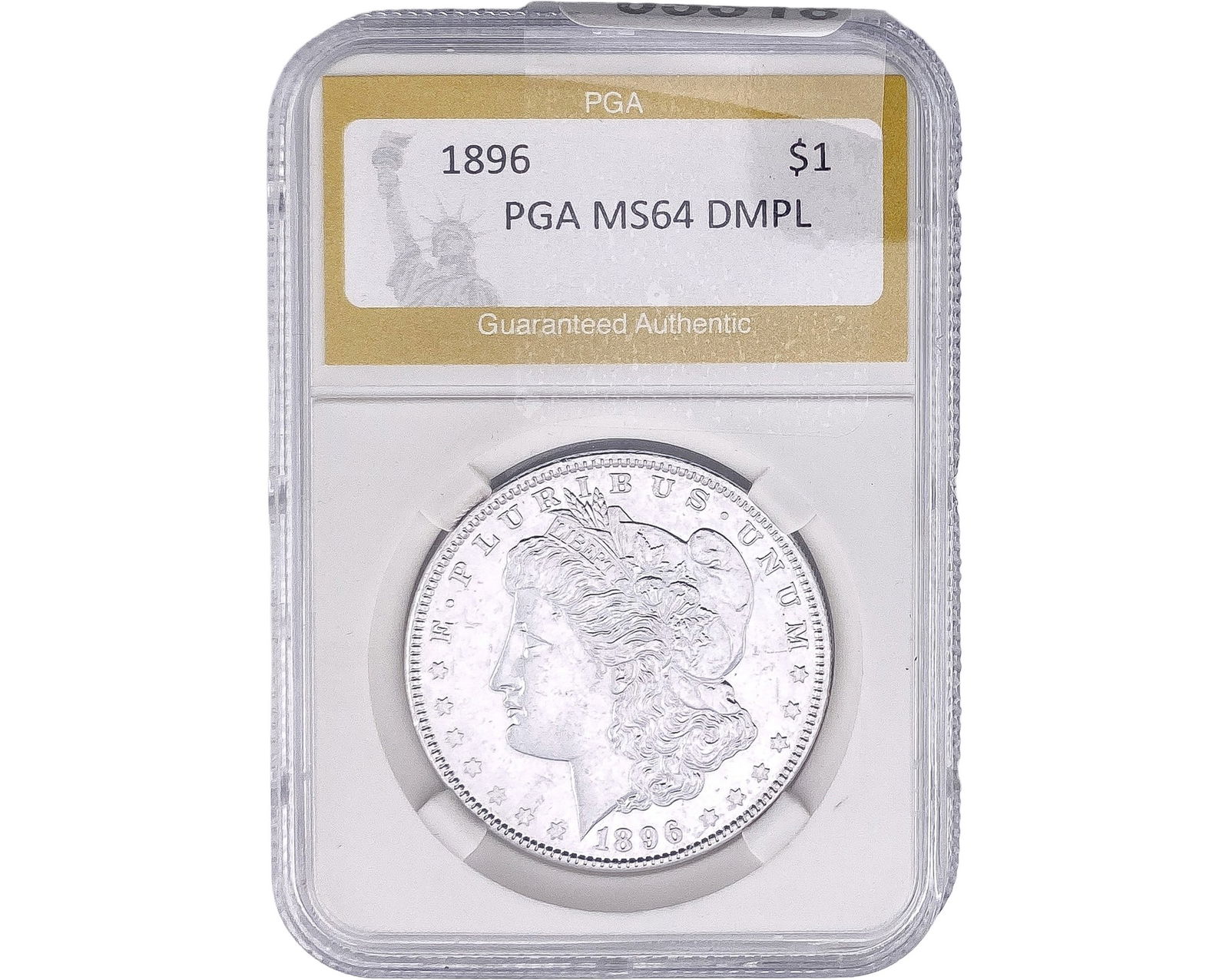 1896 Morgan Silver Dollar PGA MS64 DMPL (1 of 2)
