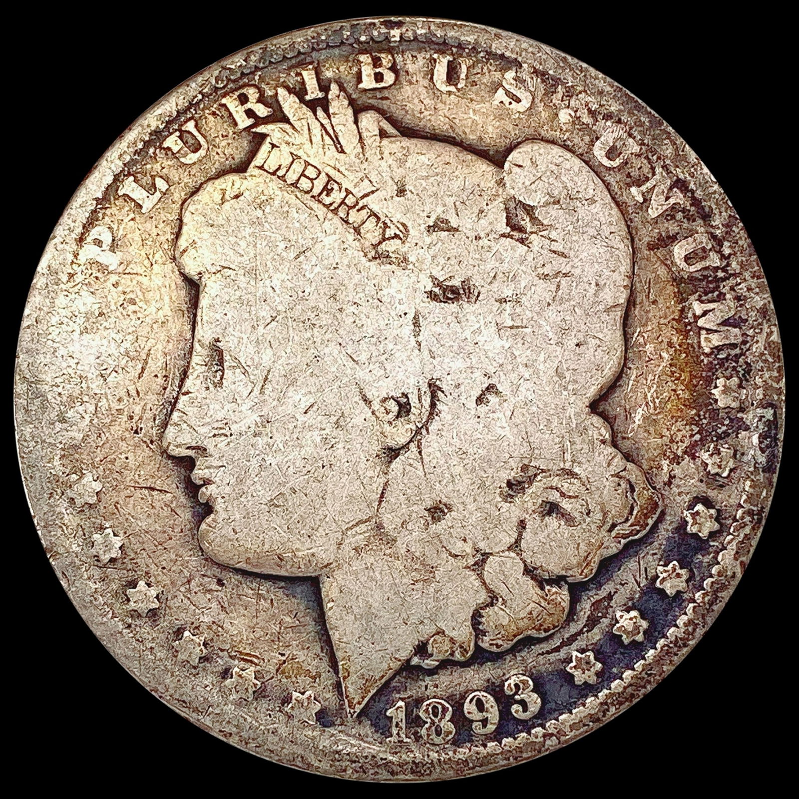 1893-O Morgan Silver Dollar NICELY CIRCULATED (1 of 2)