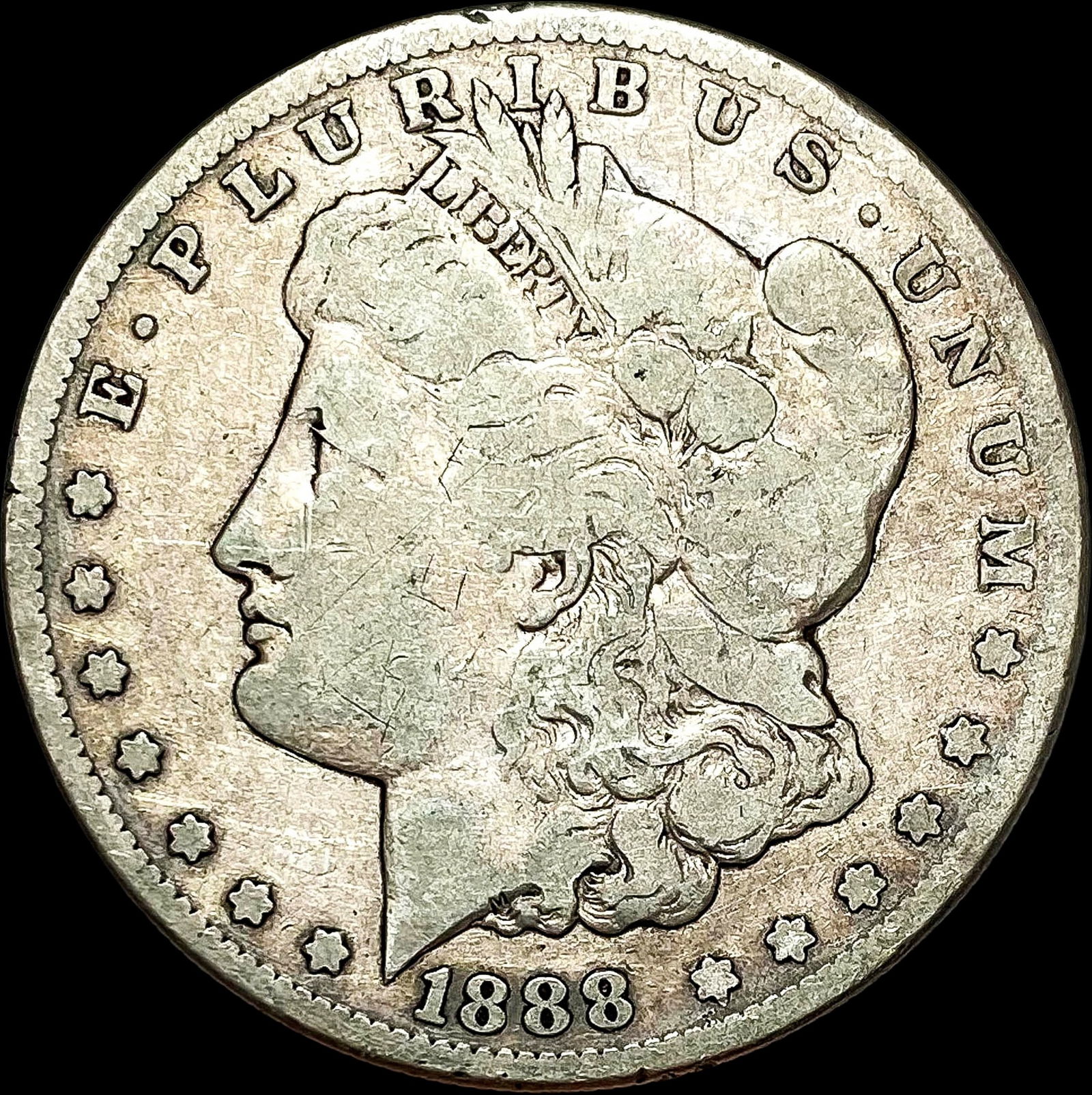 1888-S Silver Morgan Dollar NICELY CIRCULATED (1 of 2)