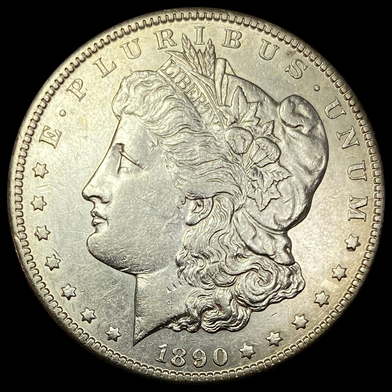 1890-CC Silver Morgan Dollar CLOSELY UNCIRCULATED (1 of 2)