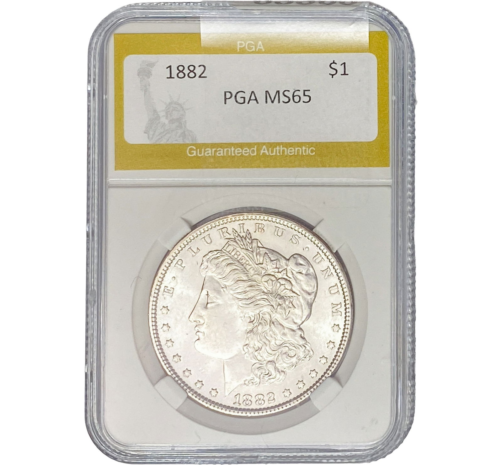 1882 Morgan Silver Dollar PGA MS65 (1 of 2)