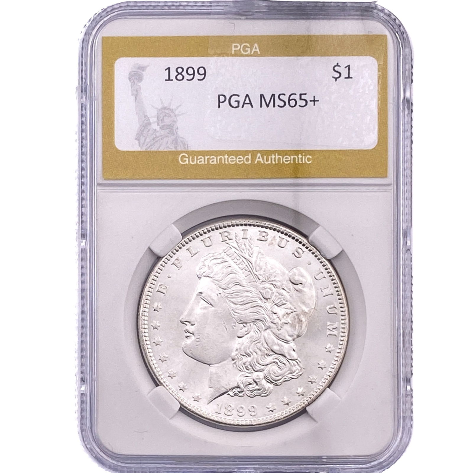 1899 Morgan Silver Dollar PGA MS65+ (1 of 2)