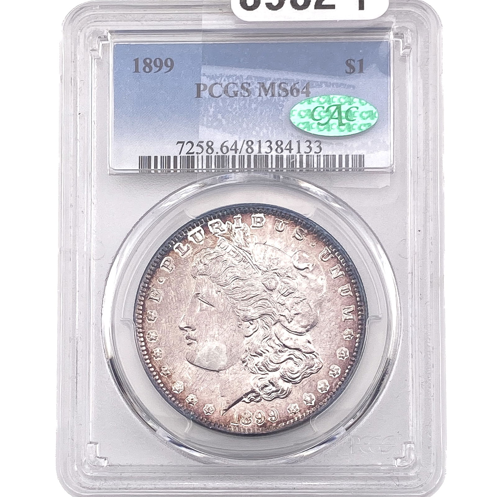 1899 CAC Morgan Silver Dollar PCGS MS64 (1 of 2)