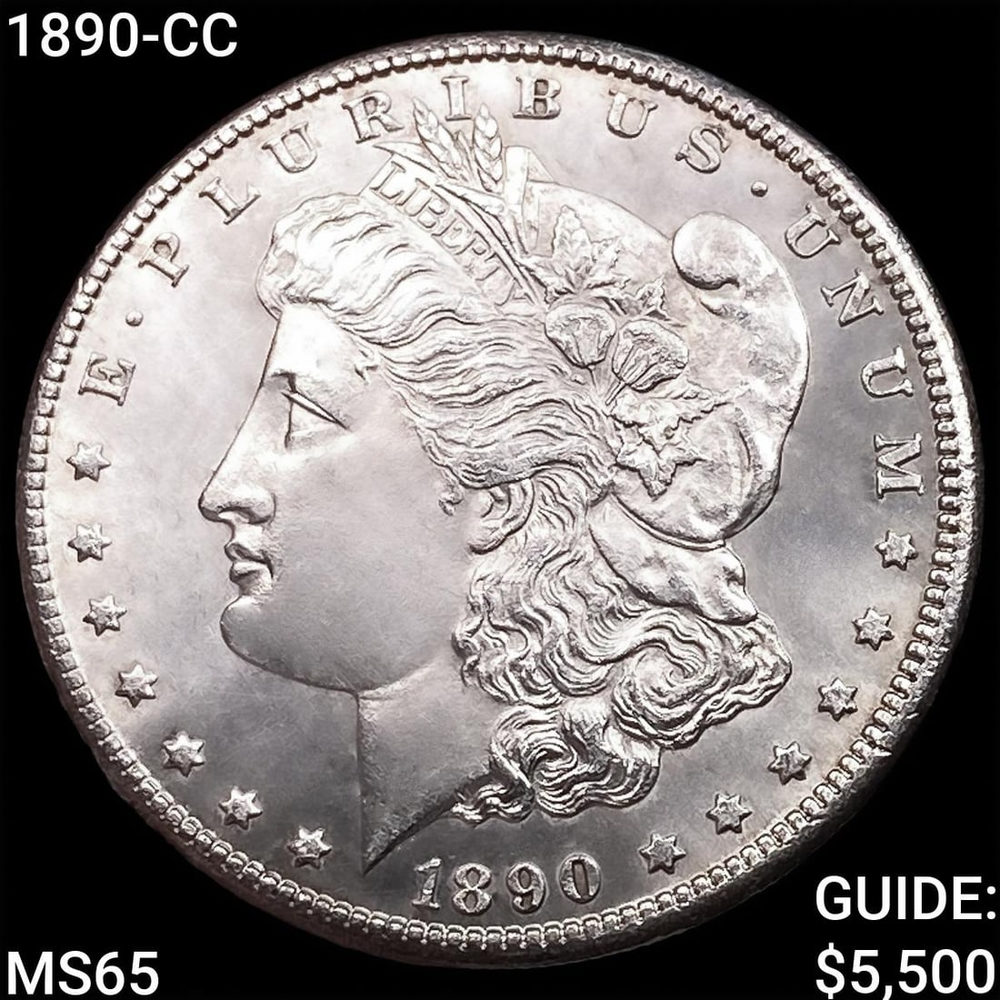 1890-CC Morgan Silver Dollar GEM BU (1 of 2)