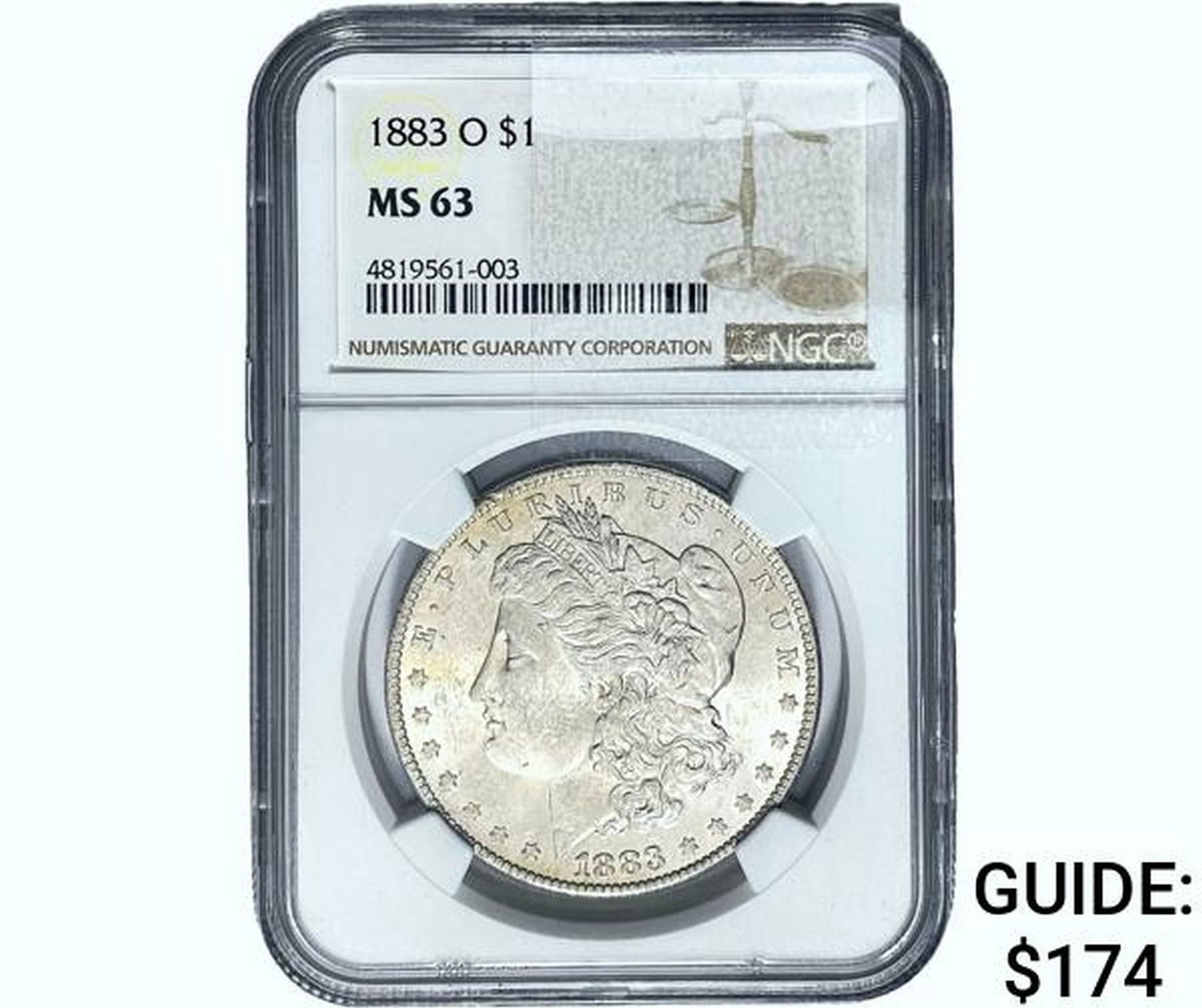 1883-O Morgan Silver Dollar NGC MS63 (1 of 2)