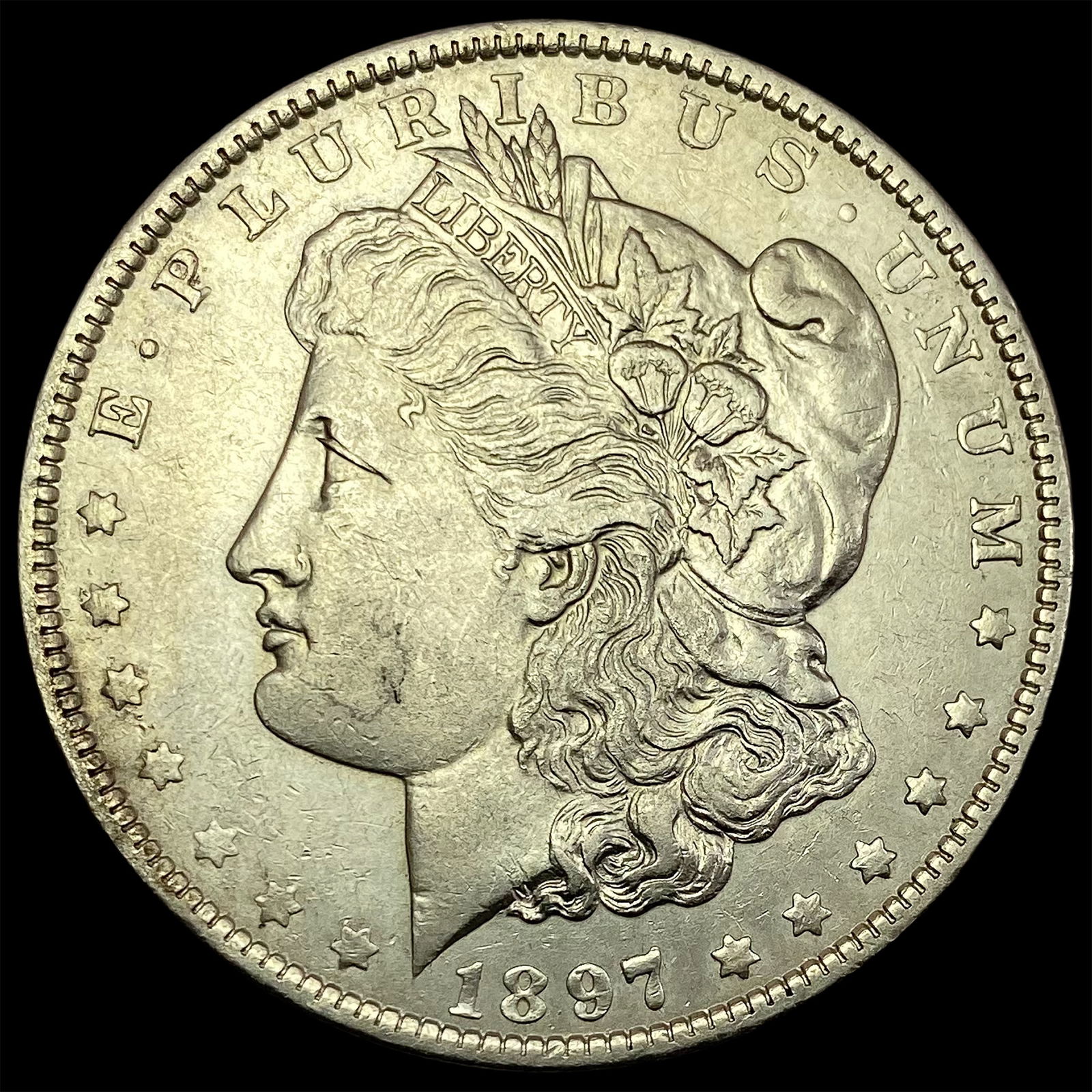 1897-O Silver Morgan Dollar CLOSELY  UNCIRCULATED (1 of 2)