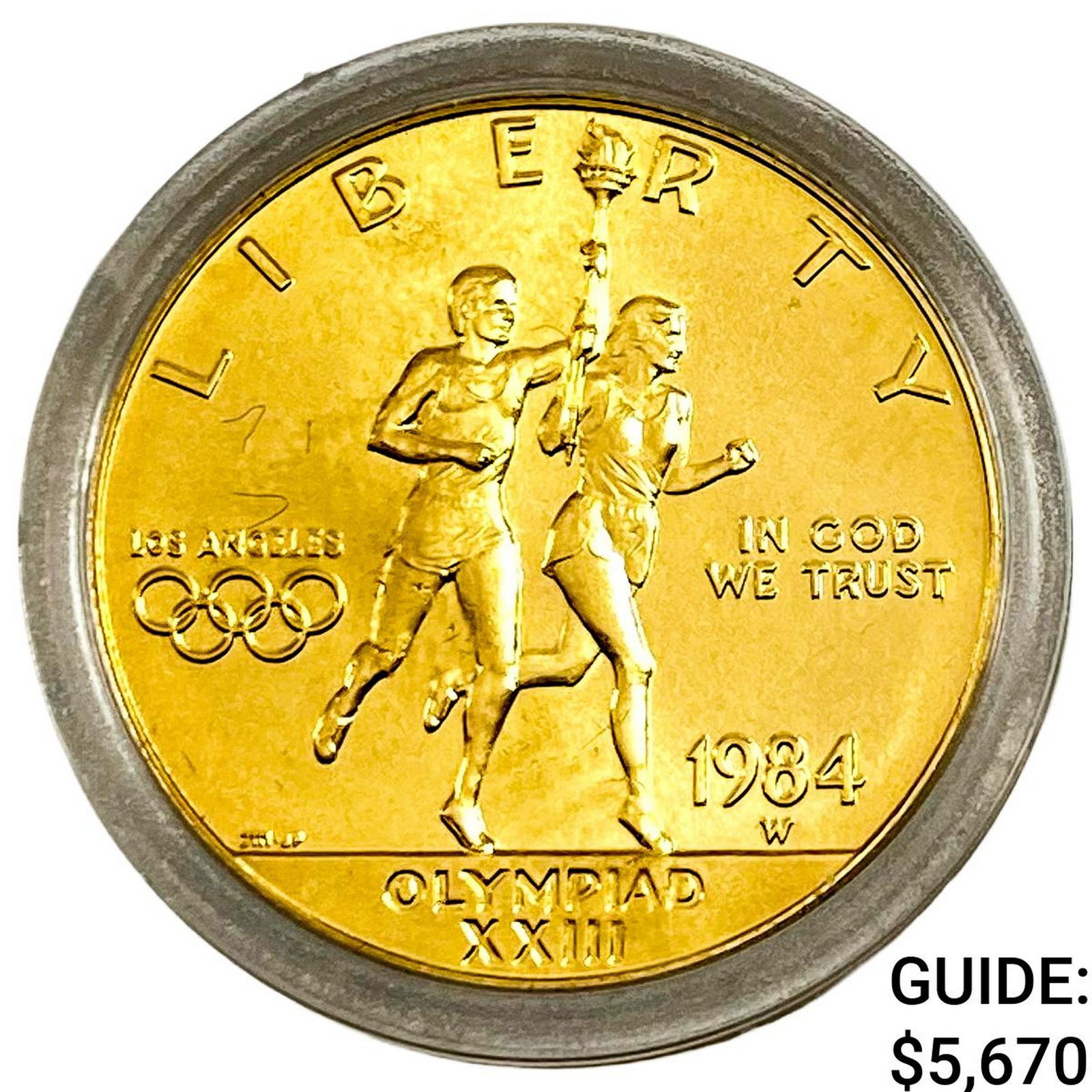 1984 U.S. Olympic Gold $10 Eagle .4837 oz (1 of 2)