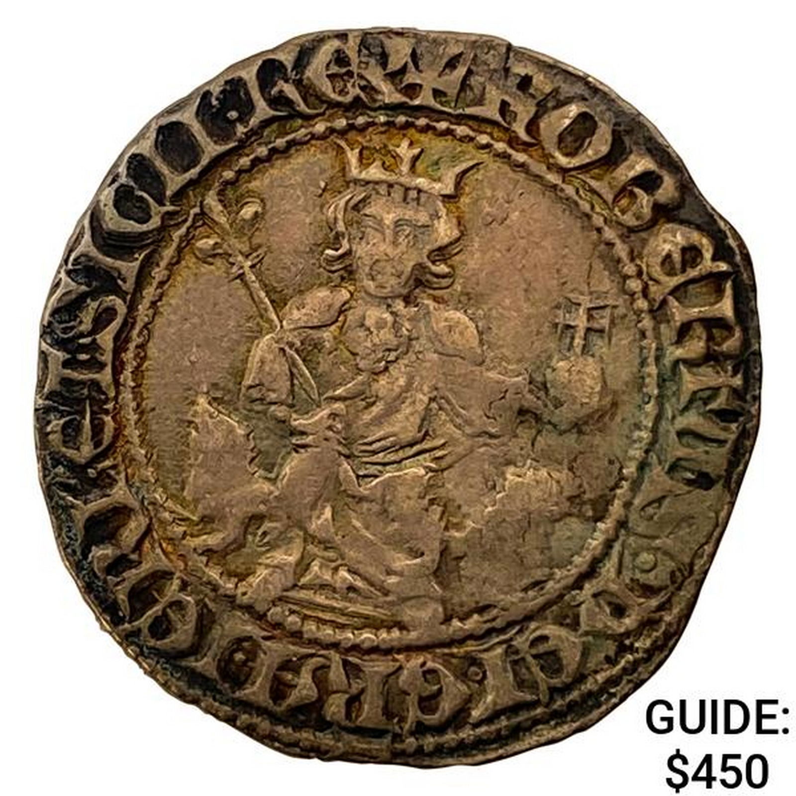 1309-1347 Napels & Sicily Silver Gros NEARLY UNCIRCULATED (1 of 2)